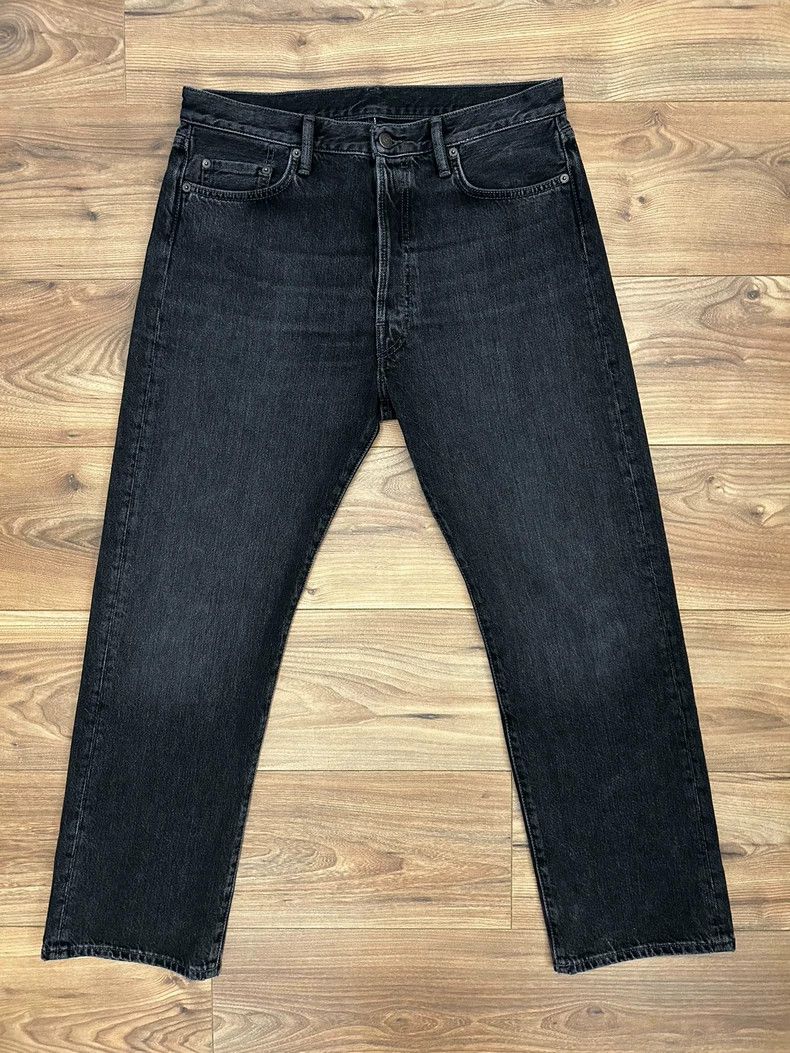 Acne Studios Acne Studios 1992 Faded Black Distressed Denim