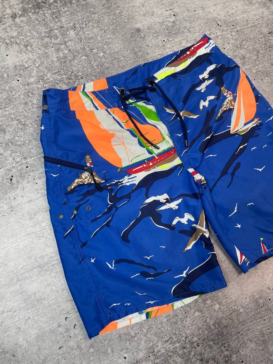 Polo Ralph Lauren Polo Ralph Lauren RLX Printed Swim Shorts Y2K Size US 34 / EU 50 - 2 Thumbnail