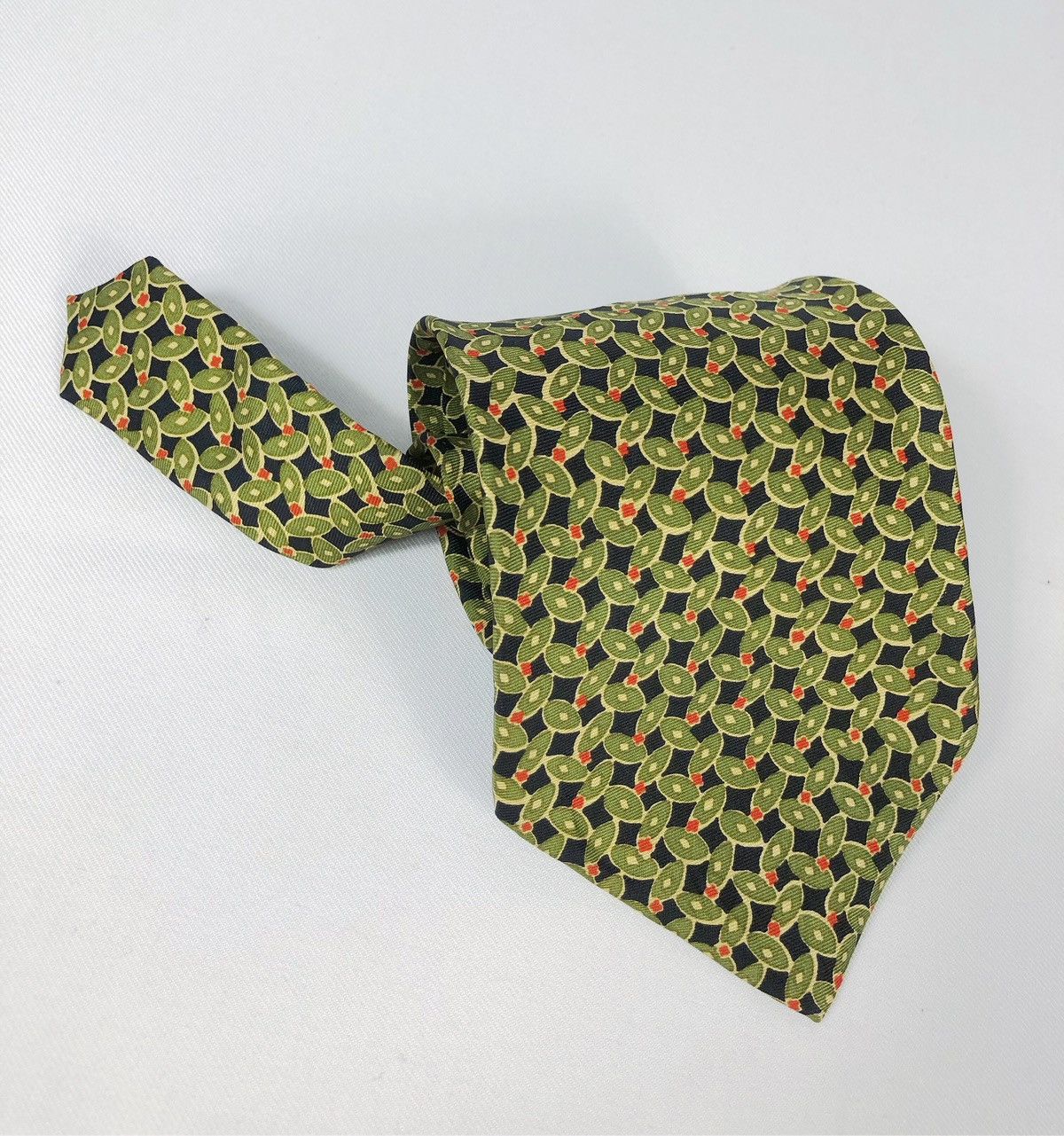 Givenchy Rare Vintage Monsieur Givenchy Silk Tie Size ONE SIZE - 9 Thumbnail