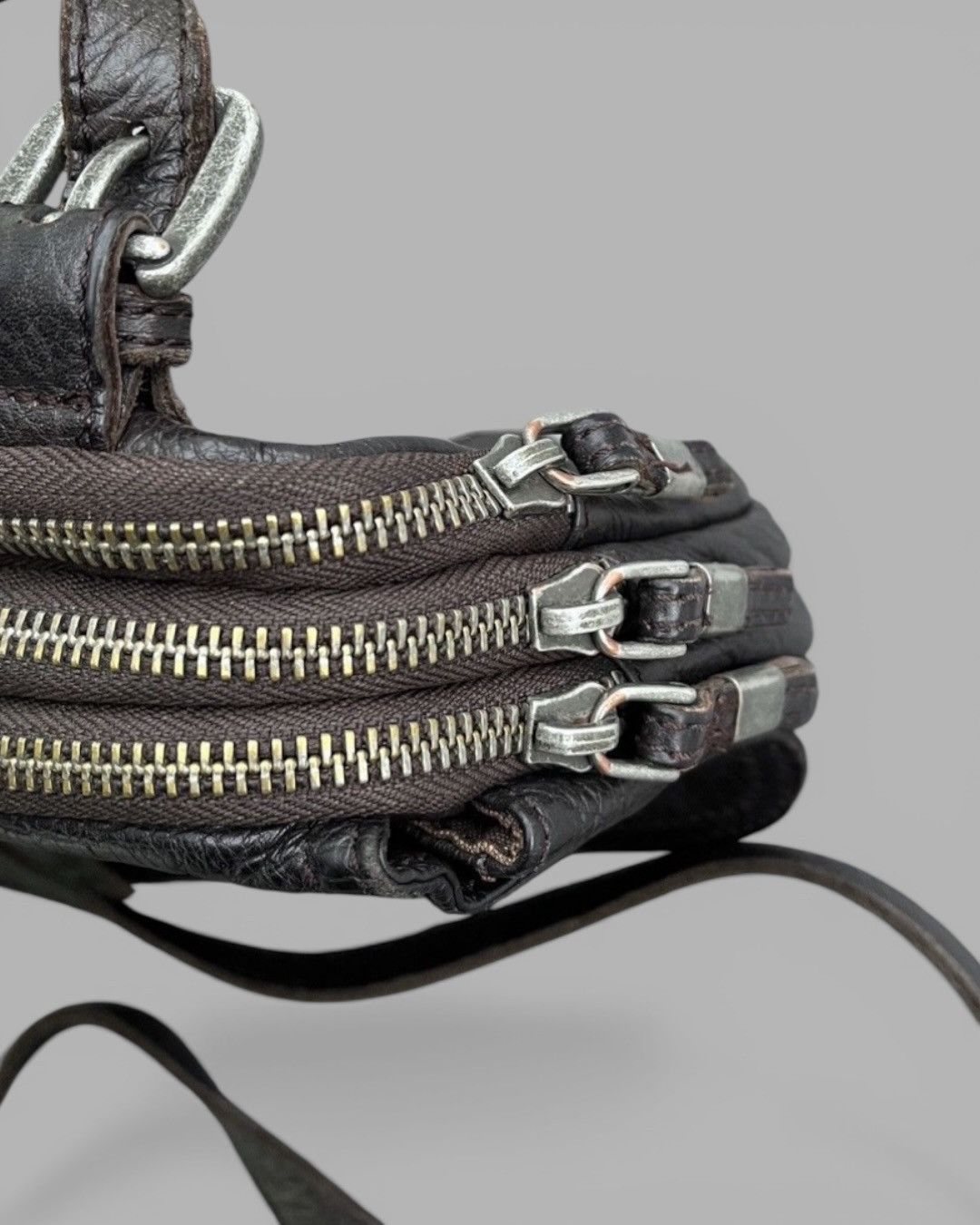 LIEBESKIND BERLIN Vintage L.BERLIN Margiela Style Multi Zipped Crossbody Bag Size ONE SIZE - 23 Thumbnail