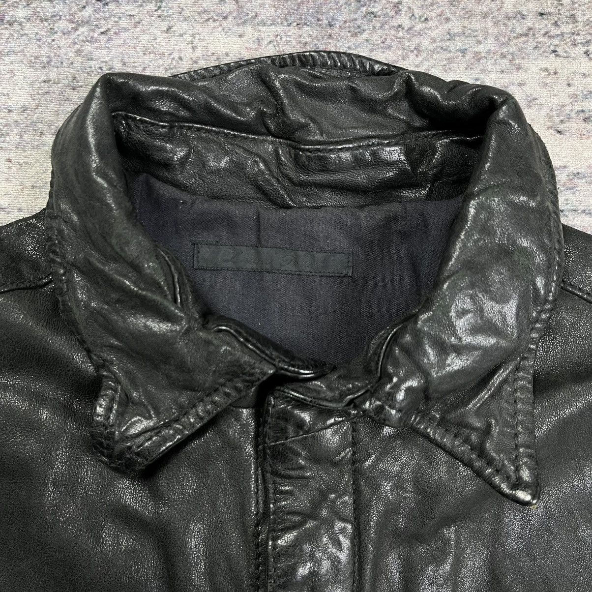 Isamu Katayama Backlash Luva tram wrinkled leather jacket guidi ccp style Size US M / EU 48-50 / 2 - 7 Thumbnail