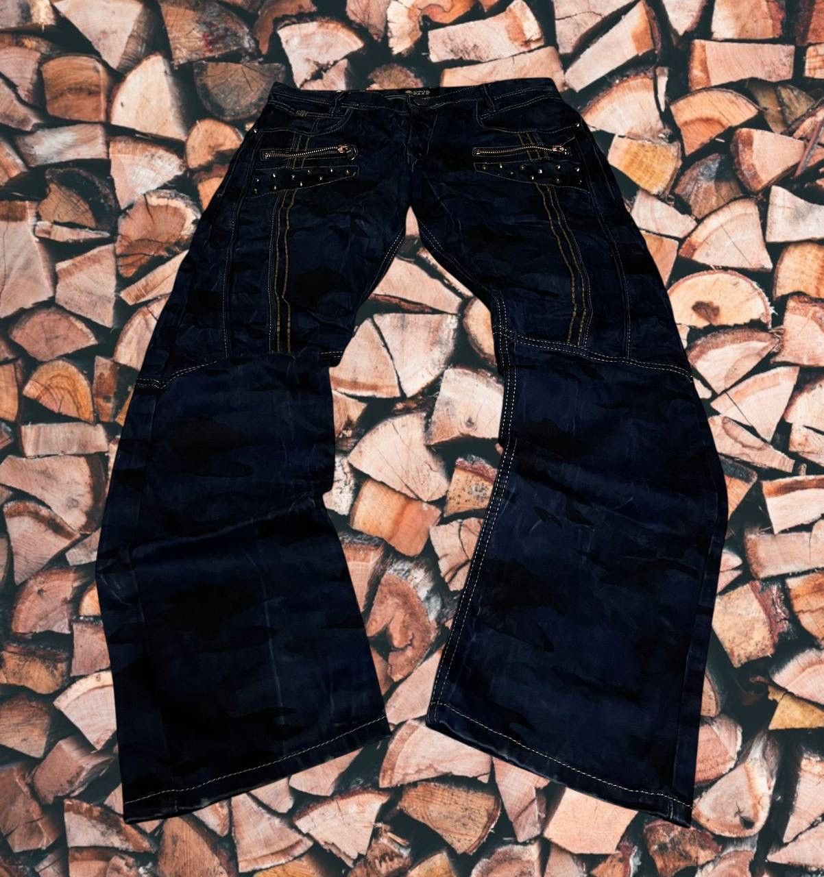 Japanese Brand × Vintage IfSixWasNine japanese Y2K Kapital style military jeans Size US 33 - 1 Thumbnail