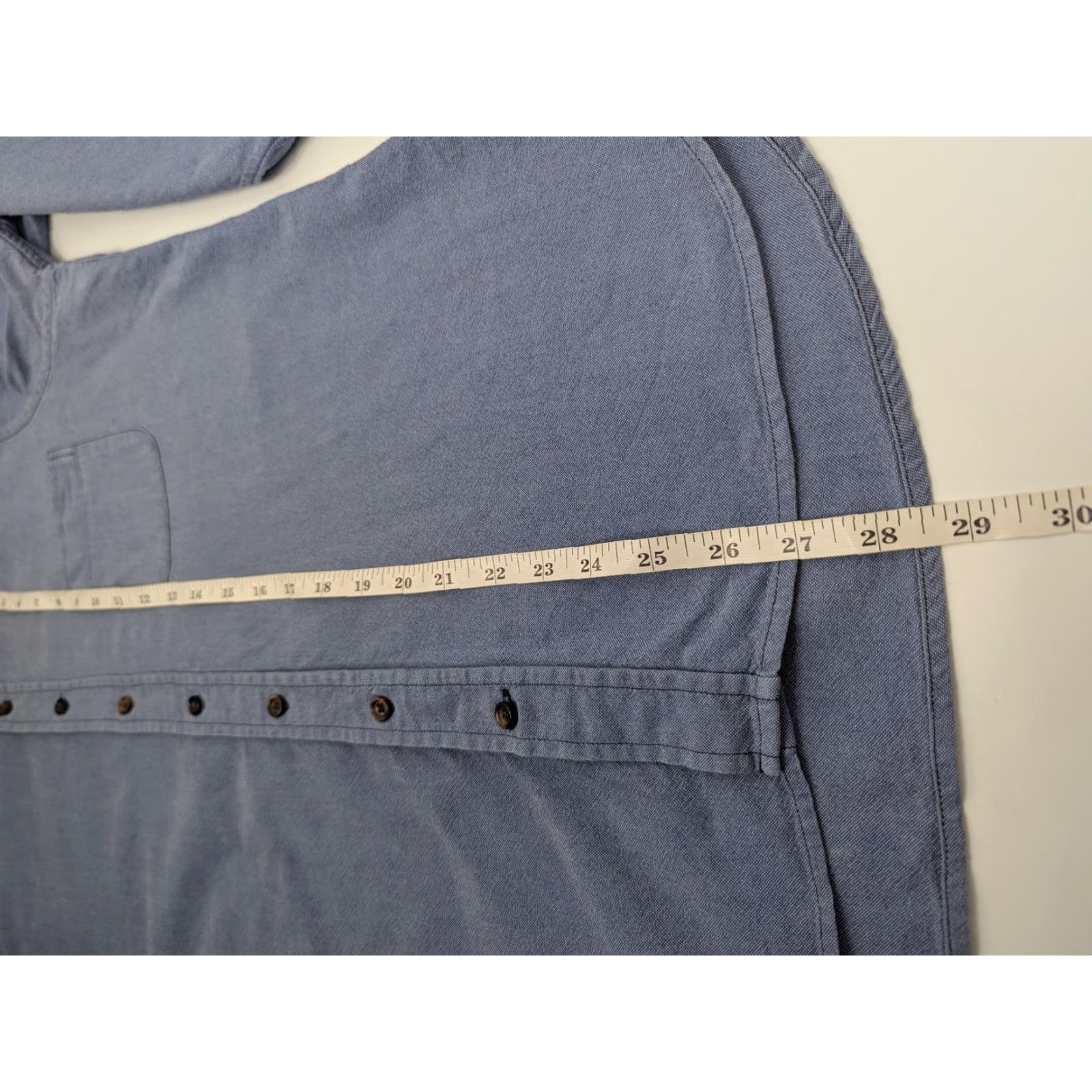 Taylor Stitch Taylor Stitch Button-Up Shirt Mens Blue Cotton Chambray Long Sleeve Pocket Size 40 Regular Vintage: No Size US L / EU 52-54 / 3 - 5 Thumbnail