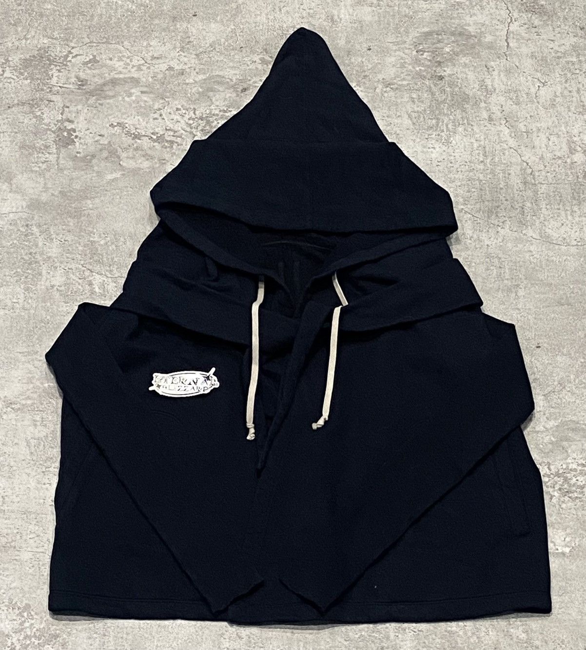 Rick Owens Drkshdw Rick Owens Black Mega Squid Hoodie Size US M / EU 48-50 / 2 - 1 Thumbnail