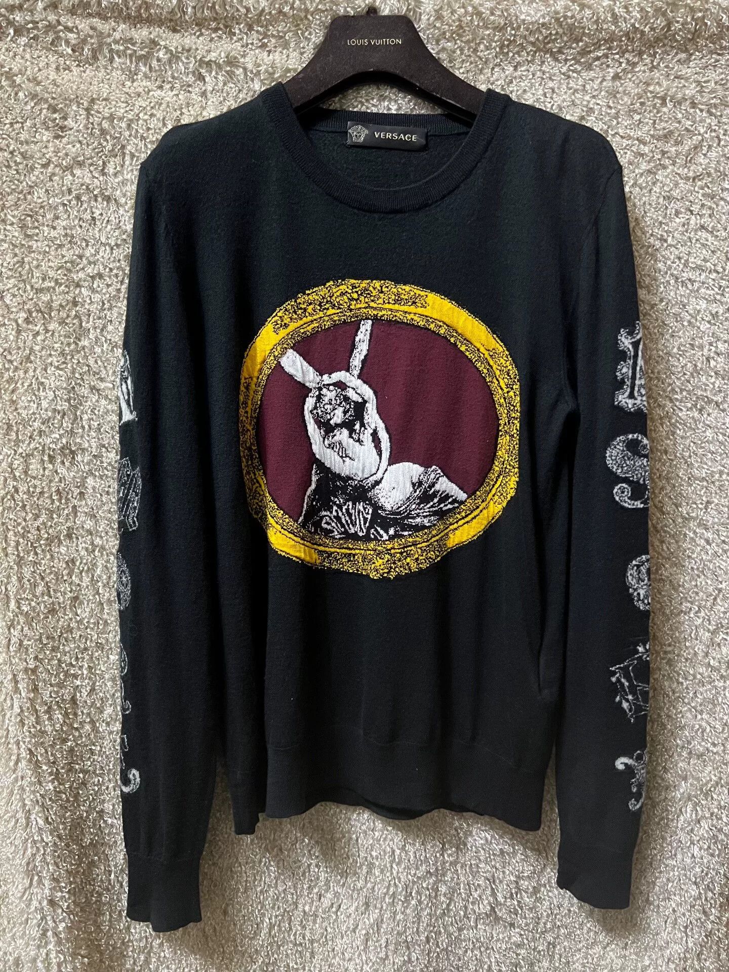 Versace Versace Men's Casual Crewneck Sweater Size US M / EU 48-50 / 2 - 1 Thumbnail