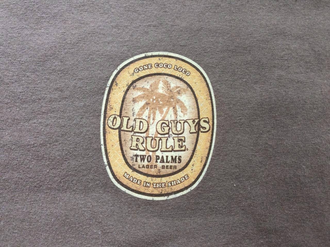 Other gone coco loco old guys rule 00s vintage t shirt brown Size US M / EU 48-50 / 2 - 3 Thumbnail