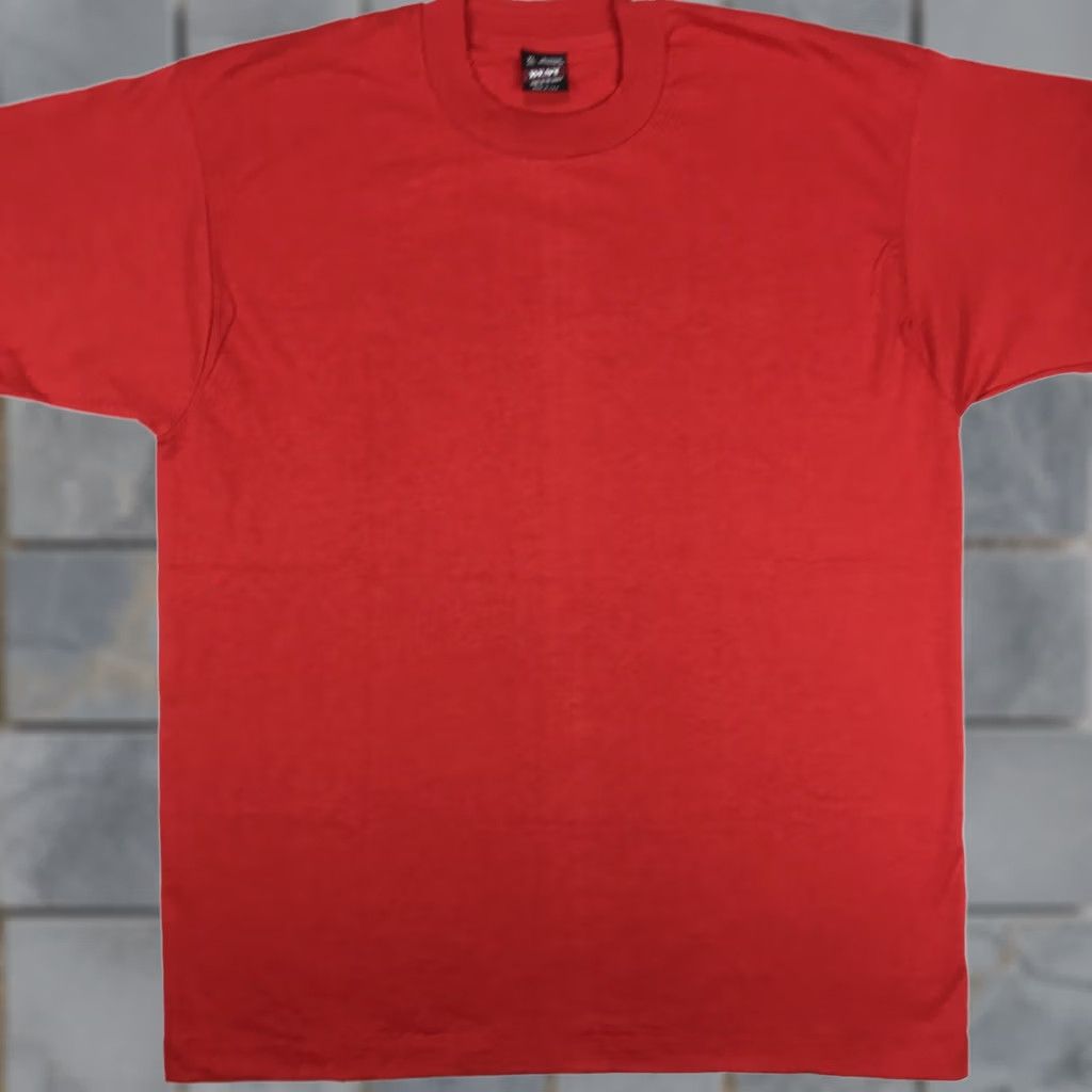 Fruit Of The Loom VINTAGE fruit of the Loom Best T-Shirt Red XL 80s single stitch Mens Size US XL / EU 56 / 4 - 1 Thumbnail