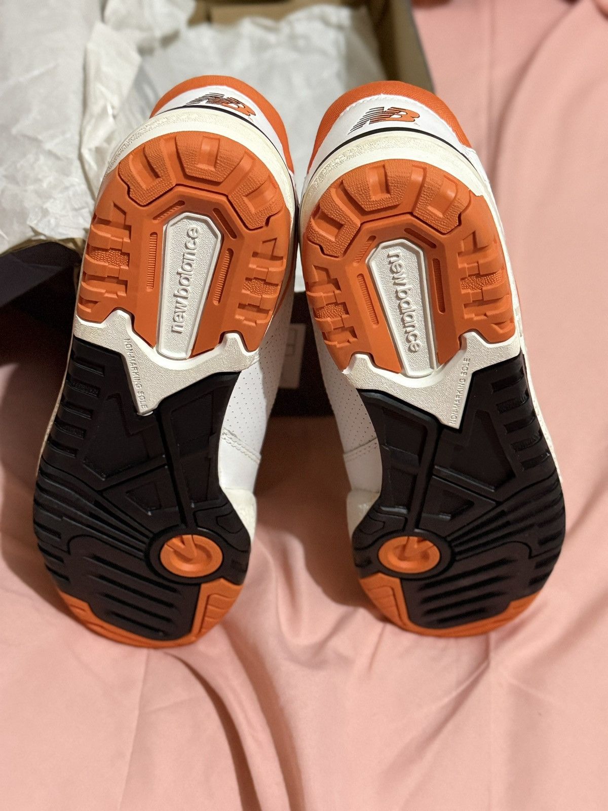 New Balance New Balance 550 Orange White Black Size US 8 / EU 41 - 5 Thumbnail
