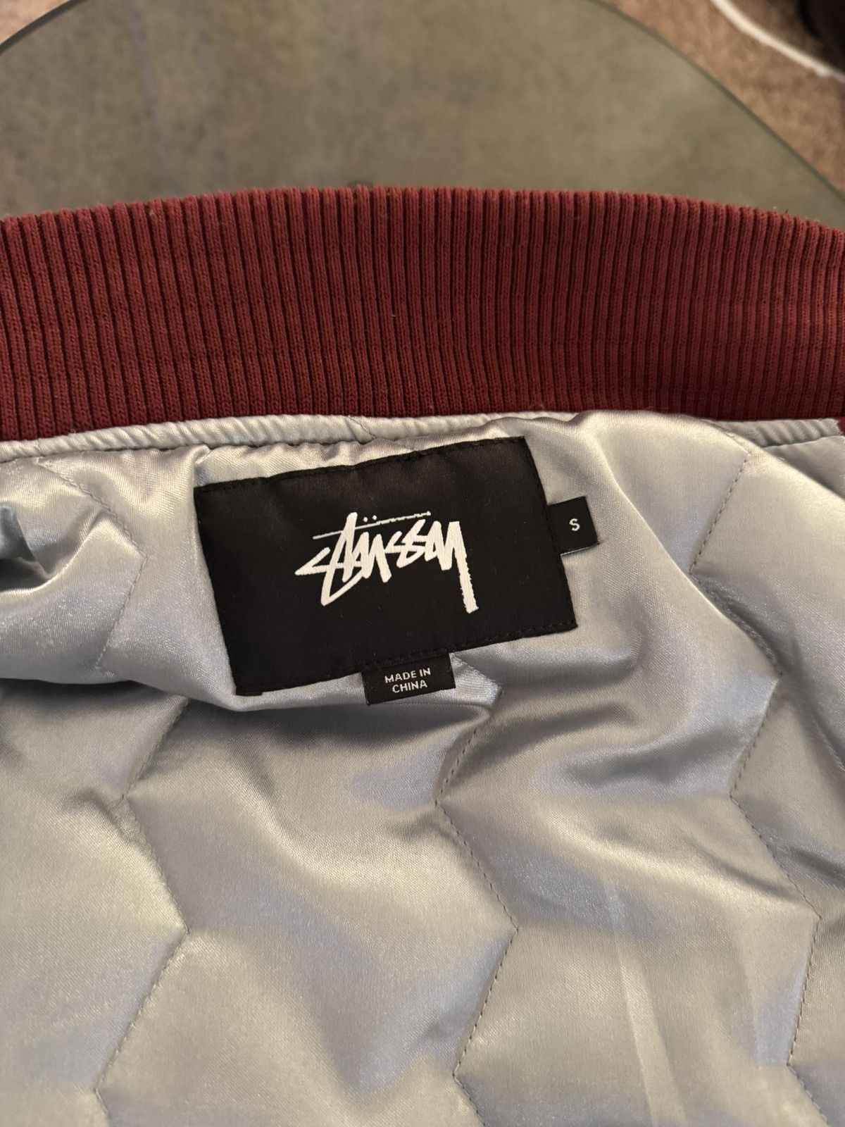 Stussy Stussy MA-1 Bomber Jacket Red Size US S / EU 44-46 / 1 - 4 Thumbnail