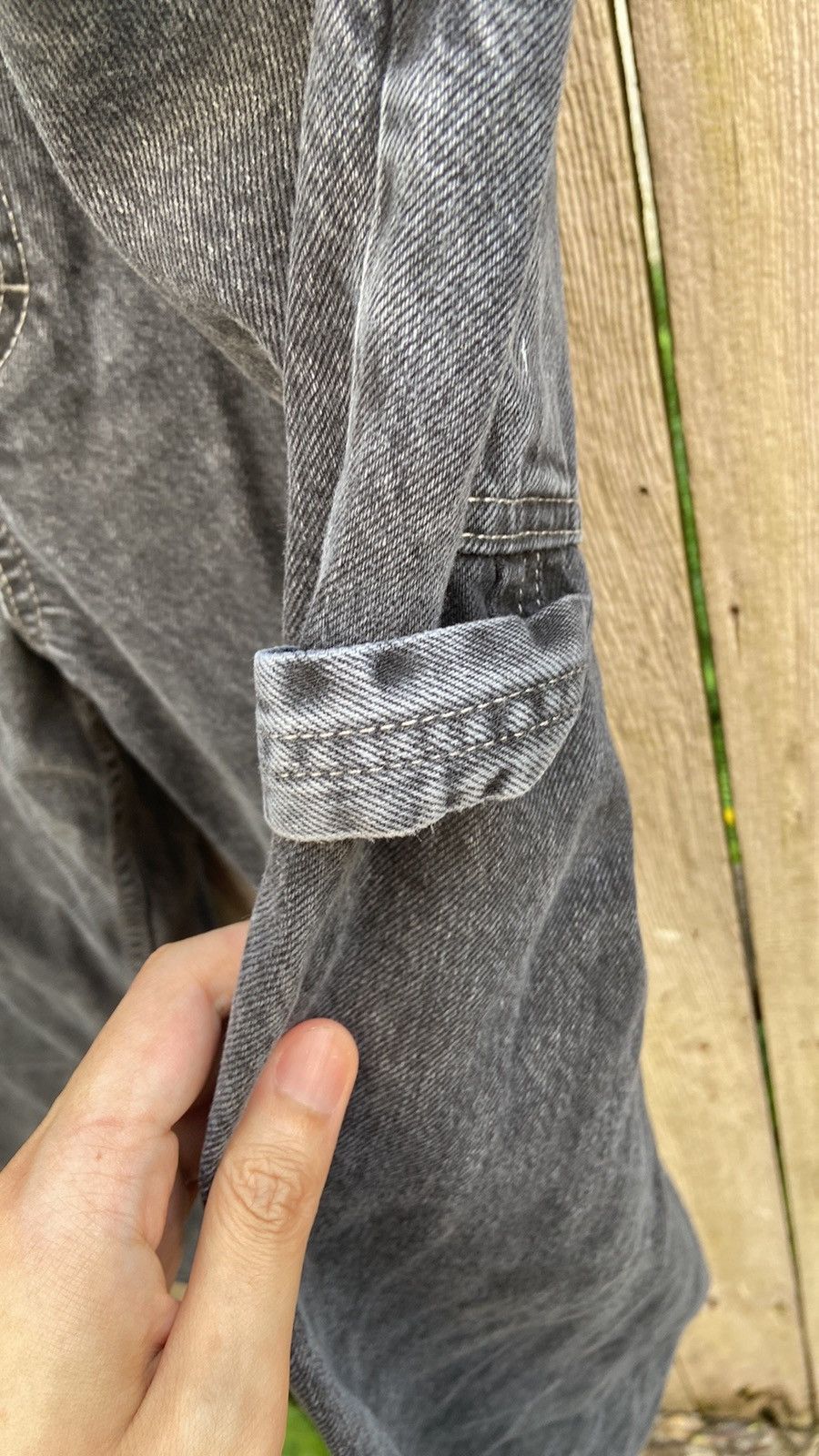 Maison Margiela Maison Martin Margiela Gray Wide Leg Jeans Size 26" / US 2 / IT 38 - 6 Thumbnail