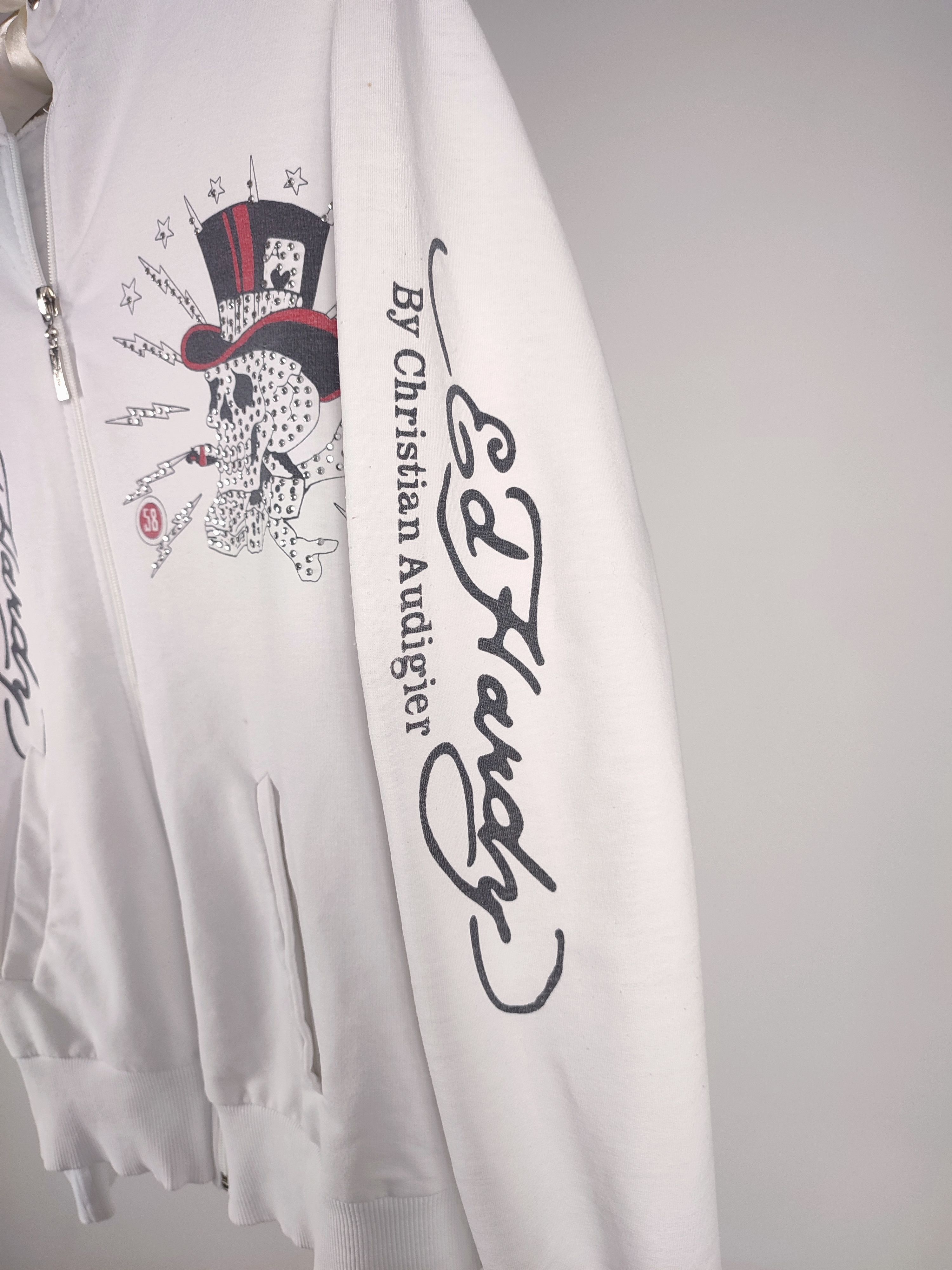 Christian Audigier Ed hardy white hoodie Size S / US 4 / IT 40 - 3 Thumbnail