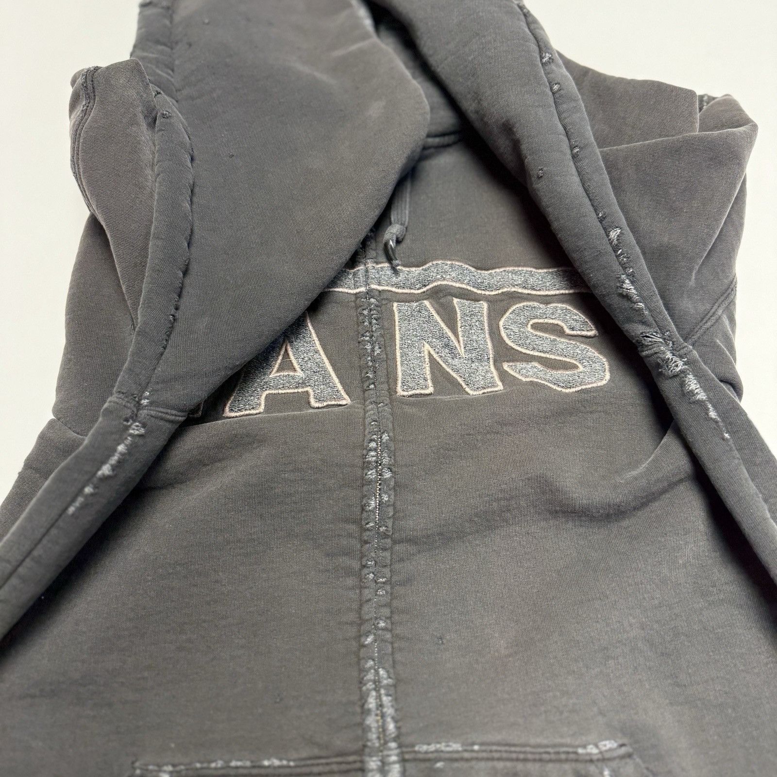 Vans Vintage Vans Skate Hoodie Sweatshirt Mens XL Faded Black Gra Size US XL / EU 56 / 4 - 8 Thumbnail