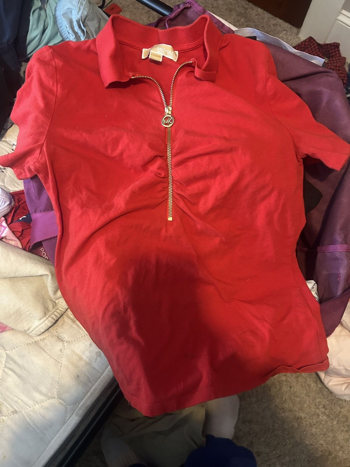 Michael Kors Red top Size S / US 4 / IT 40 - 1 Thumbnail