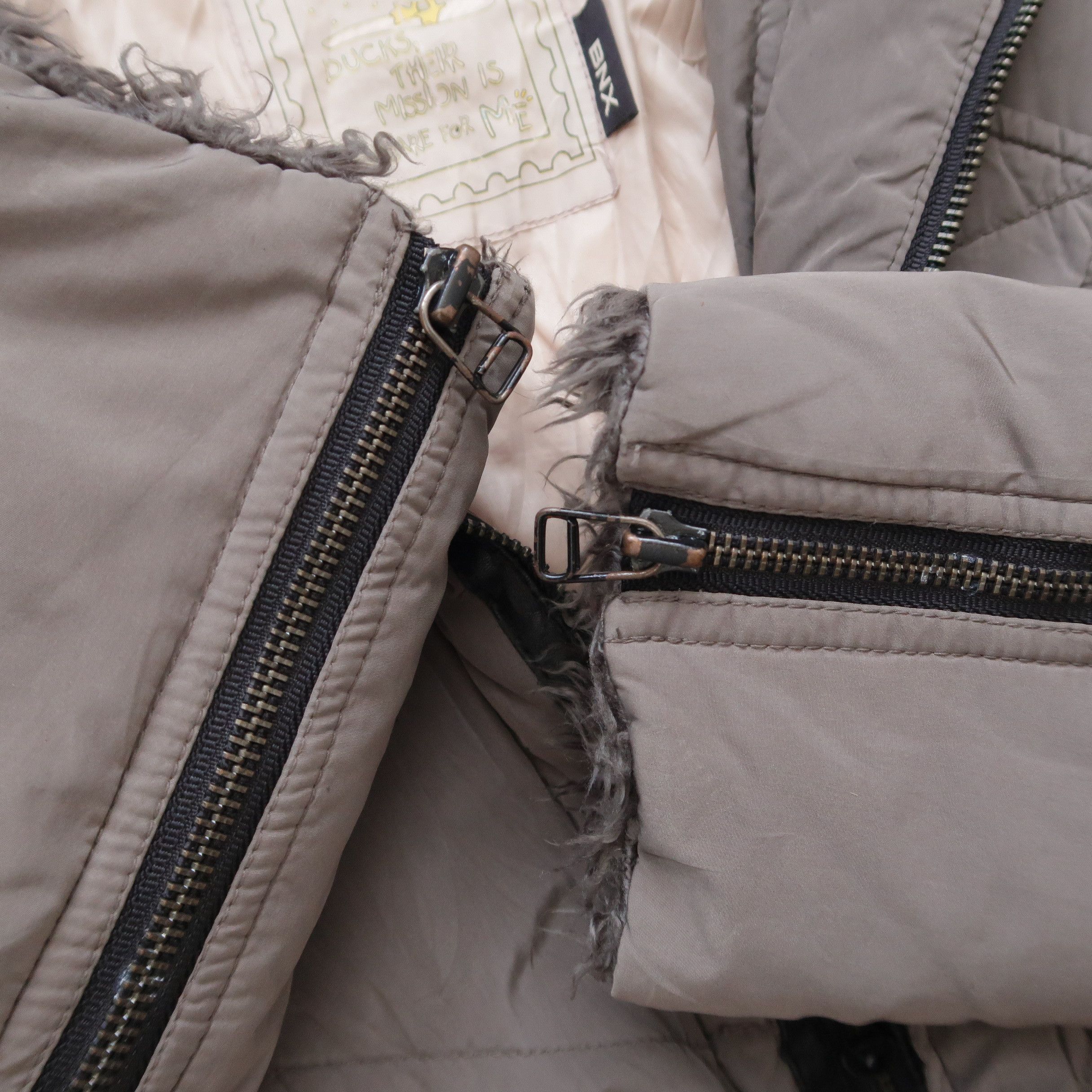 Japanese Brand SS12 Mandarina Duck x BNX Puffer Down Fur Jacket Size US M / EU 48-50 / 2 - 10 Thumbnail