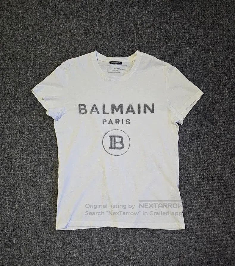 Balmain Balmain Paris Men's Short Sleeve T. Size US S / EU 44-46 / 1 - 1 Thumbnail