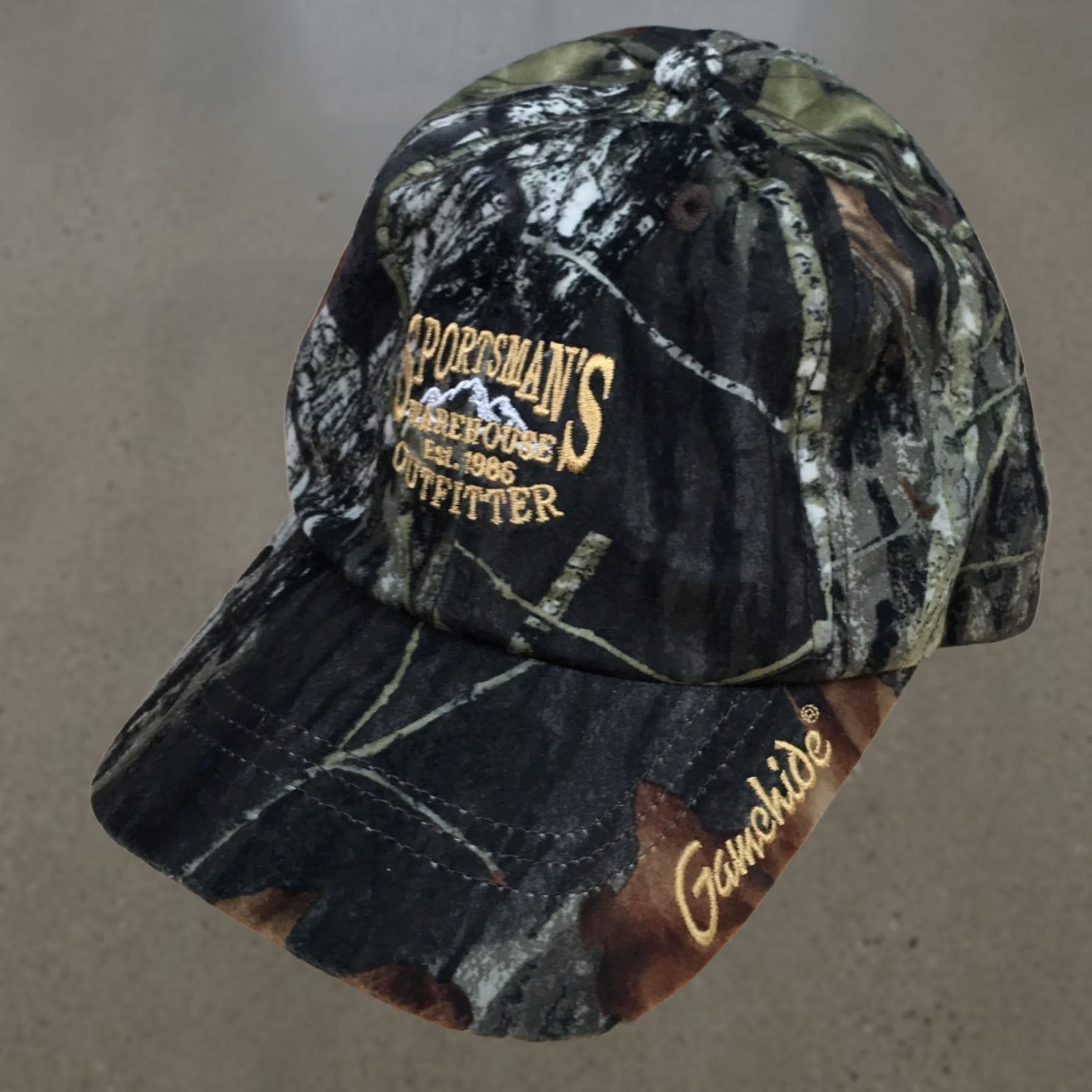 Vintage Gamehide Baseball Cap Sportsmans Outfitters Unisex Green Camo OS Embroidered Size ONE SIZE - 1 Thumbnail