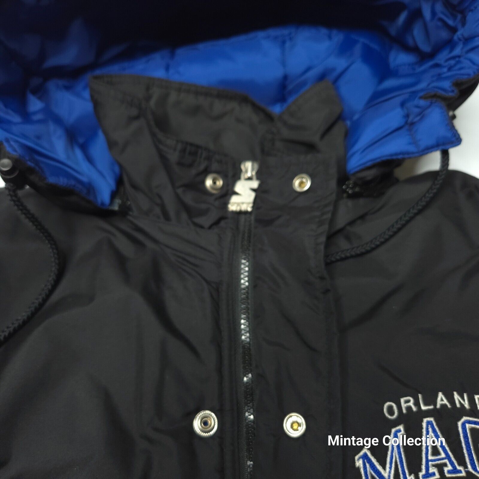 Starter VINTAGE STARTER NBA ORLANDO MAGIC HOODED INSULATED JACKET L Size US L / EU 52-54 / 3 - 7 Thumbnail