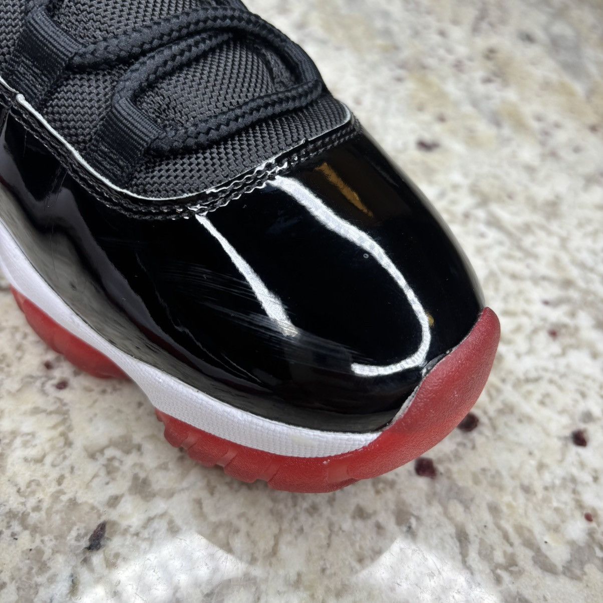 Jordan Brand Size 9 -Jordan 11 Retro Bred (2019) Lightly Used W/Box Size US 9 / EU 42 - 7 Thumbnail