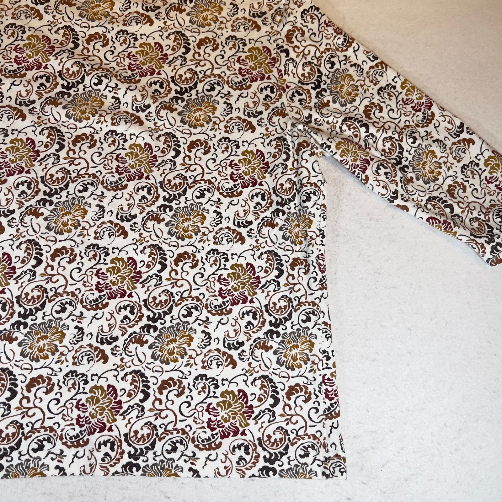 Other Shenanigans Shirt Woman's XL Floral Crew Neck 3/4 Sleeves Size XL / US 12-14 / IT 48-50 - 11 Thumbnail