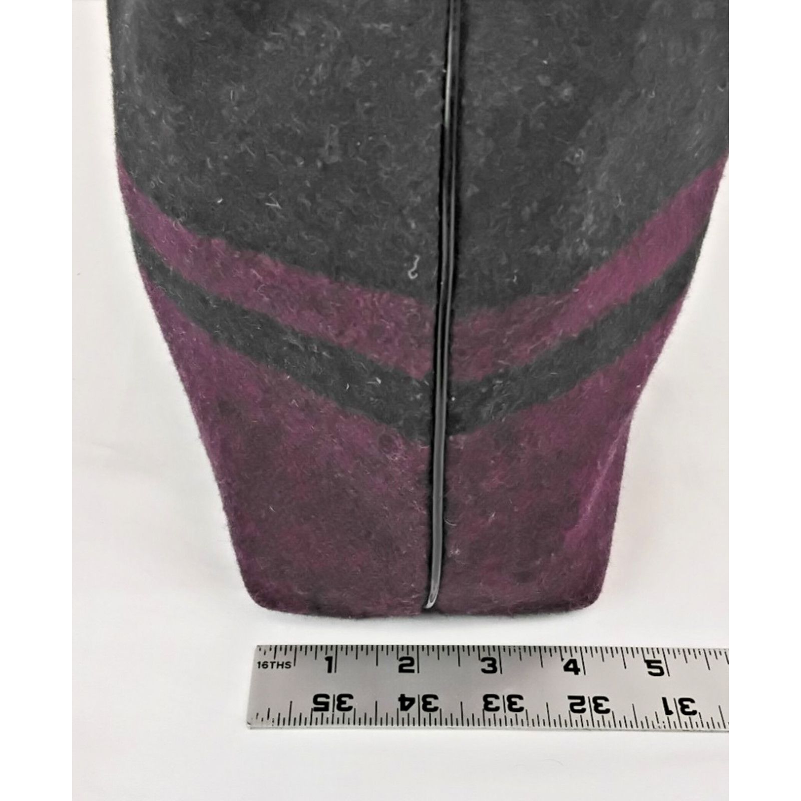 Coach Coach North South Wool Tote Bag Purse Passion Berry Purple Size ONE SIZE - 14 Thumbnail