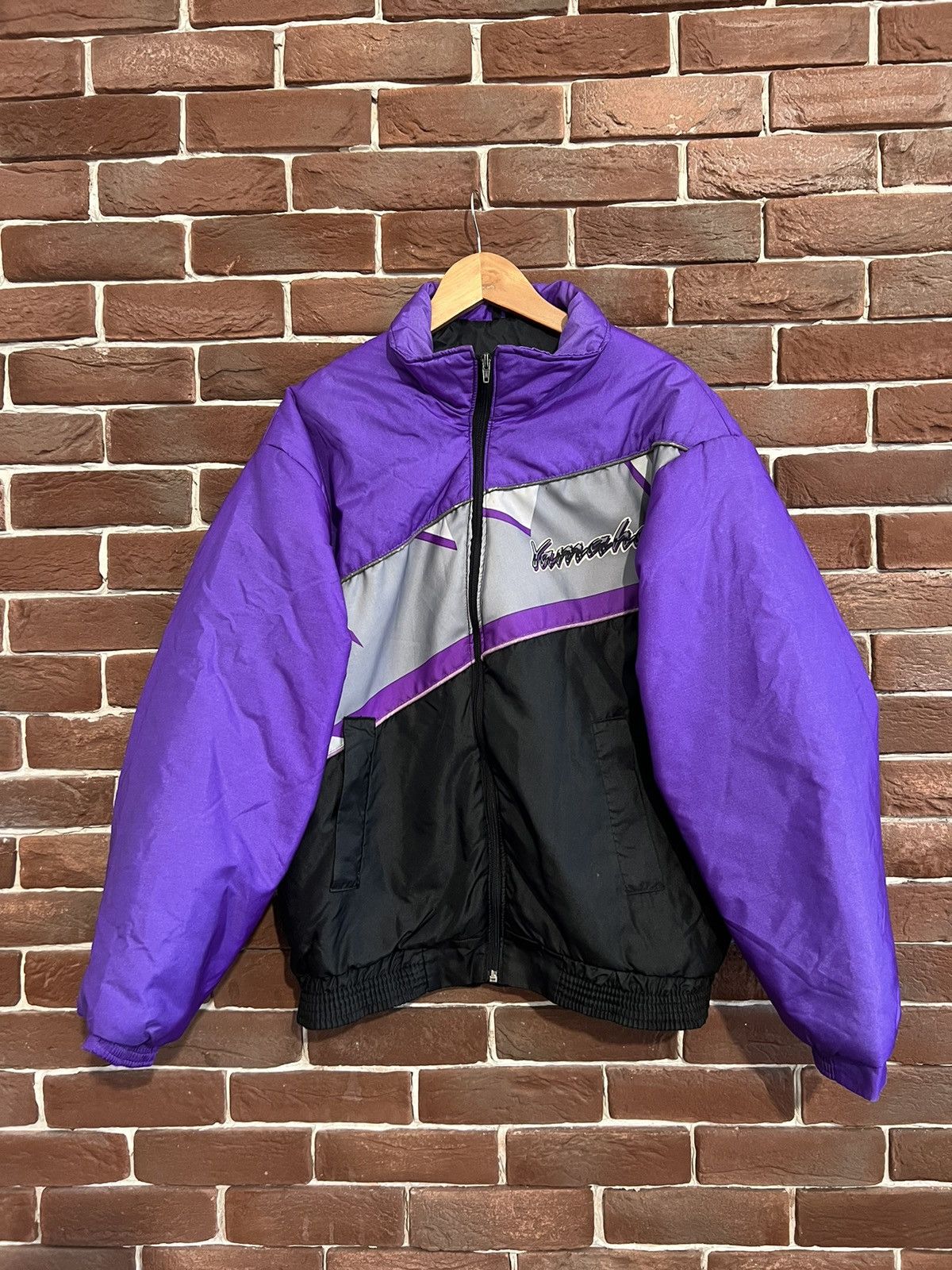 Vintage Vintage Yamaha Racing Bomber Jacket Motor speed streetwear Size US L / EU 52-54 / 3 - 2 Thumbnail