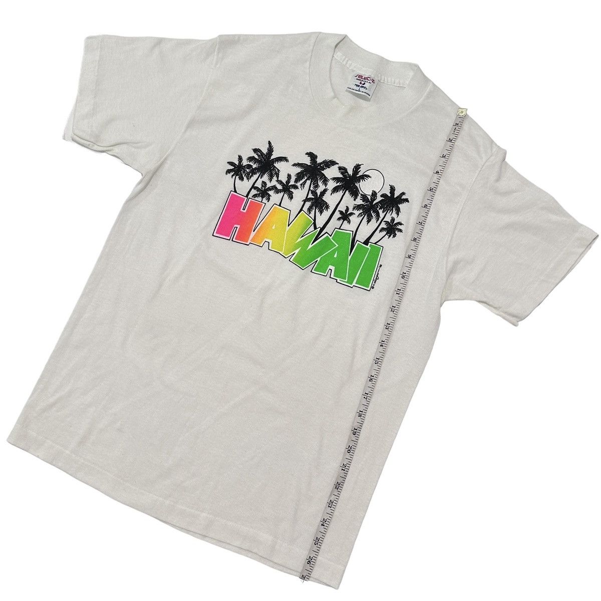 Vintage Vintage 70's Hawaii Tourist Souvenier Single Stitch Neon Size US L / EU 52-54 / 3 - 4 Thumbnail
