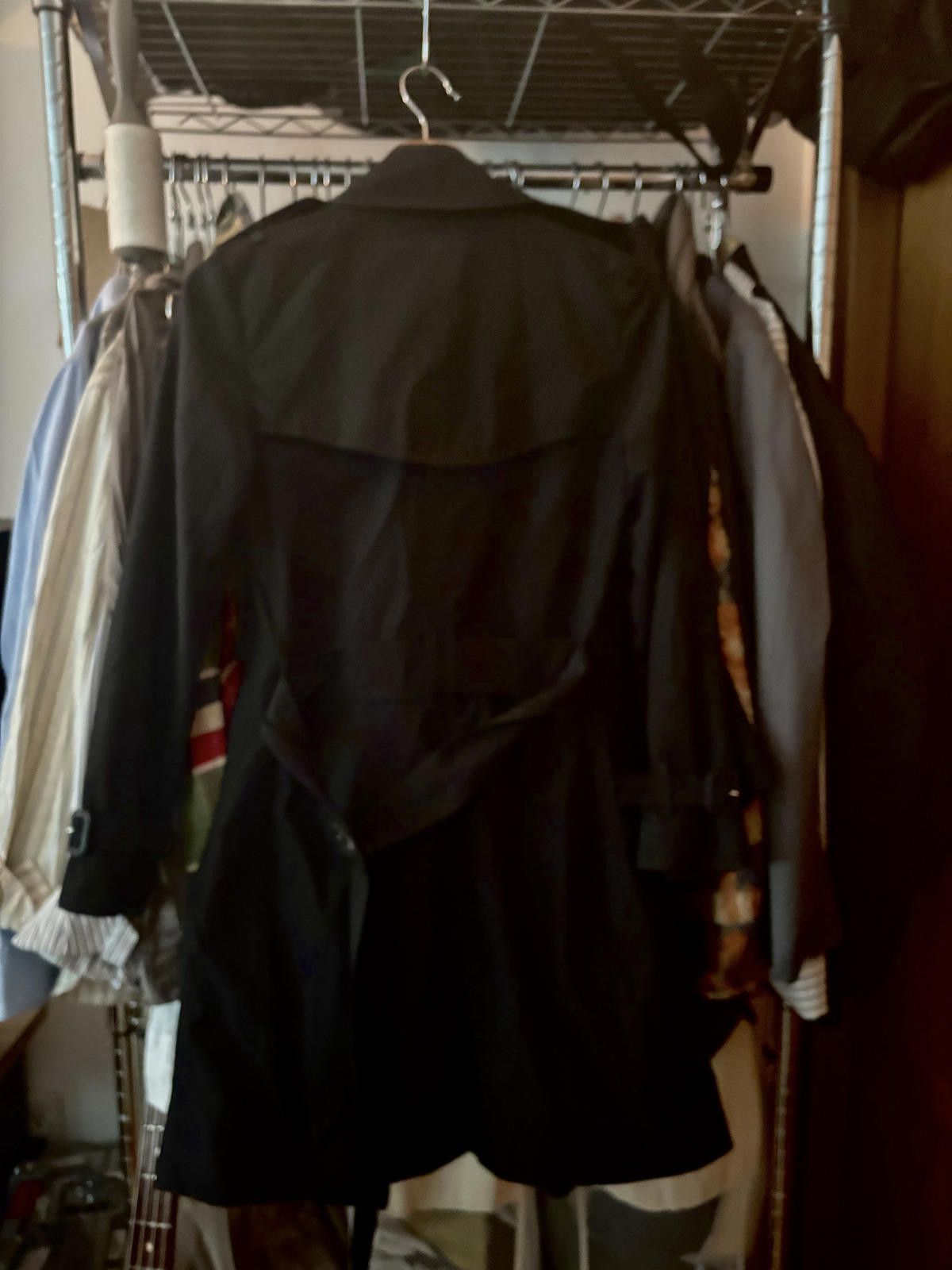 Burberry Burberry Black Gabardine Trench Coat Size S Size S / US 4 / IT 40 - 3 Thumbnail