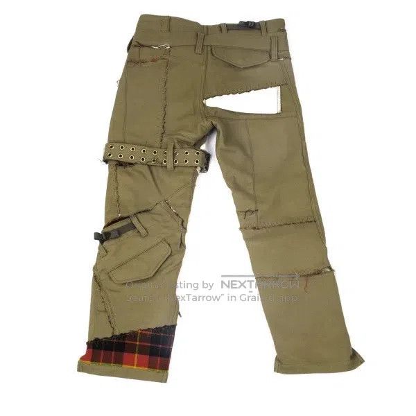 Junya Watanabe Junya Watanabe size XS Green vintage design sense trousers Size US 27 - 2 Thumbnail