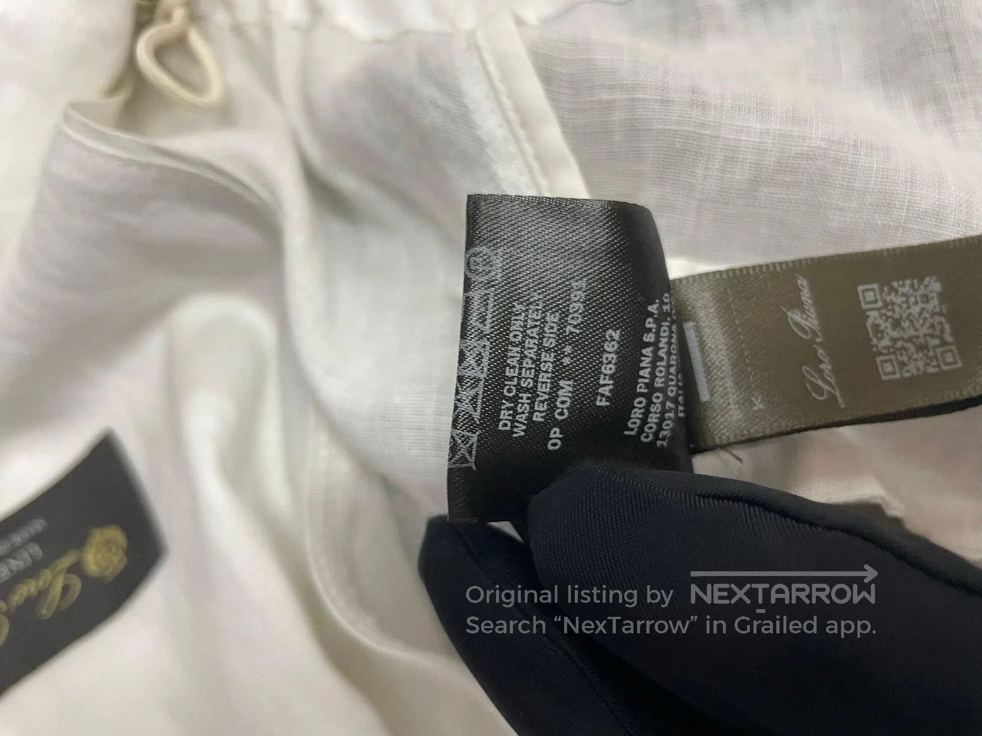 Loro Piana Loro Piana White Linen Zip Jacket. Size US M / EU 48-50 / 2 - 5 Thumbnail