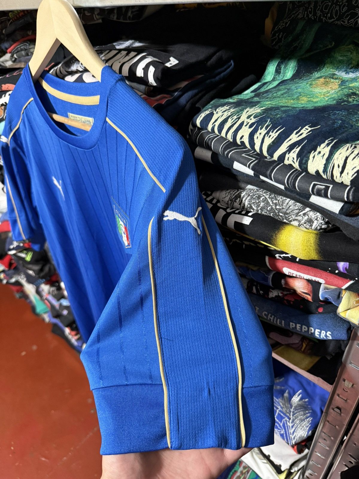 Puma Vintage Puma Italy 2016 Home Football Soccer Jersey Size US XL / EU 56 / 4 - 11 Thumbnail