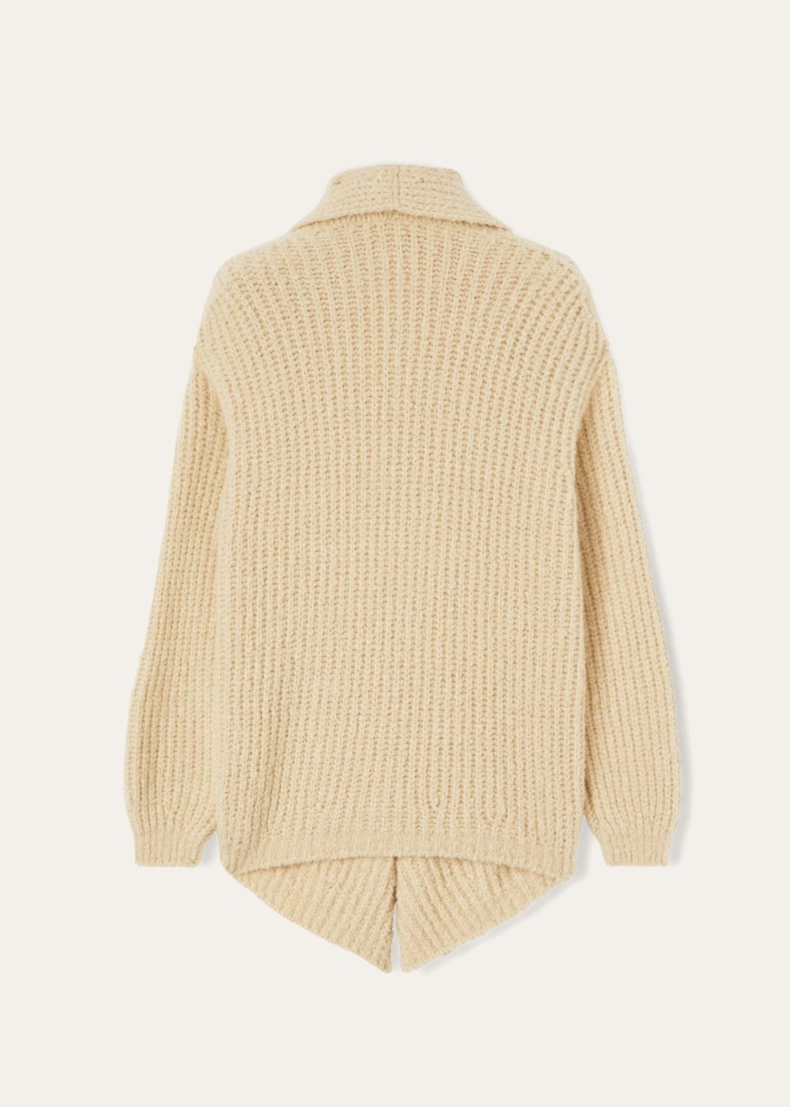 Loro Piana o1srvl11e1125 FAN1841 Cocooning Buttonless Cardigan in Beige Size S / US 4 / IT 40 - 2 Thumbnail