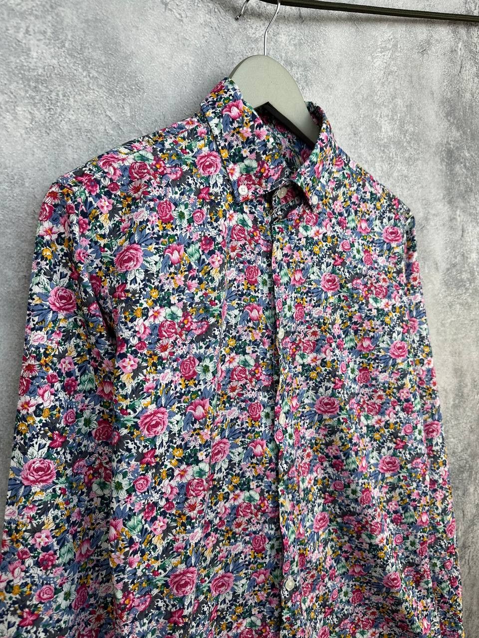 Grand Frank Grand Frank Floral Print Cotton Button Up Shirt Long Sleeve Size US M / EU 48-50 / 2 - 3 Thumbnail