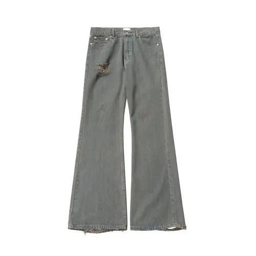 Japanese Brand Micro Flared Baggy Jean Size US 32 / EU 48 - 3 Thumbnail