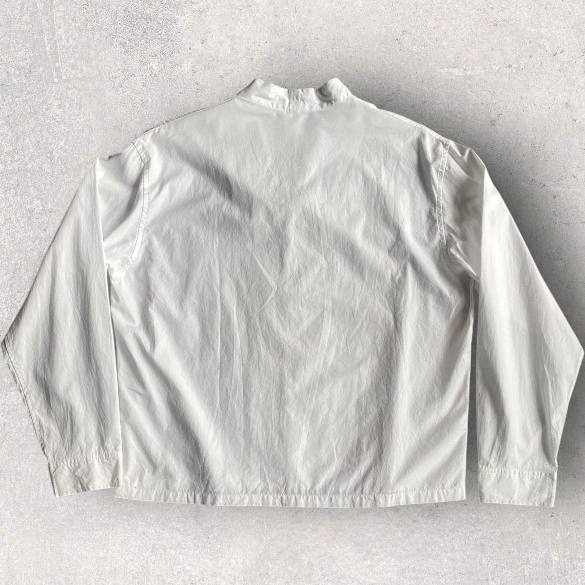 Yohji Yamamoto Vintage 90’s V Neck Collar Boxy Fit Shirt Size US M / EU 48-50 / 2 - 3 Thumbnail