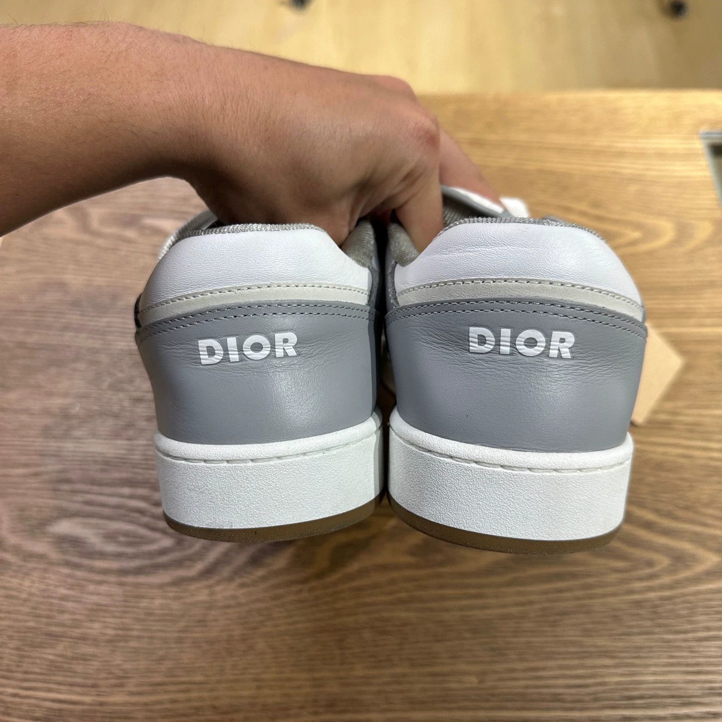 Dior Dior feb486 B27 Oblique Logo Leather Sneakers 42 Size US 9 / EU 42 - 5 Thumbnail