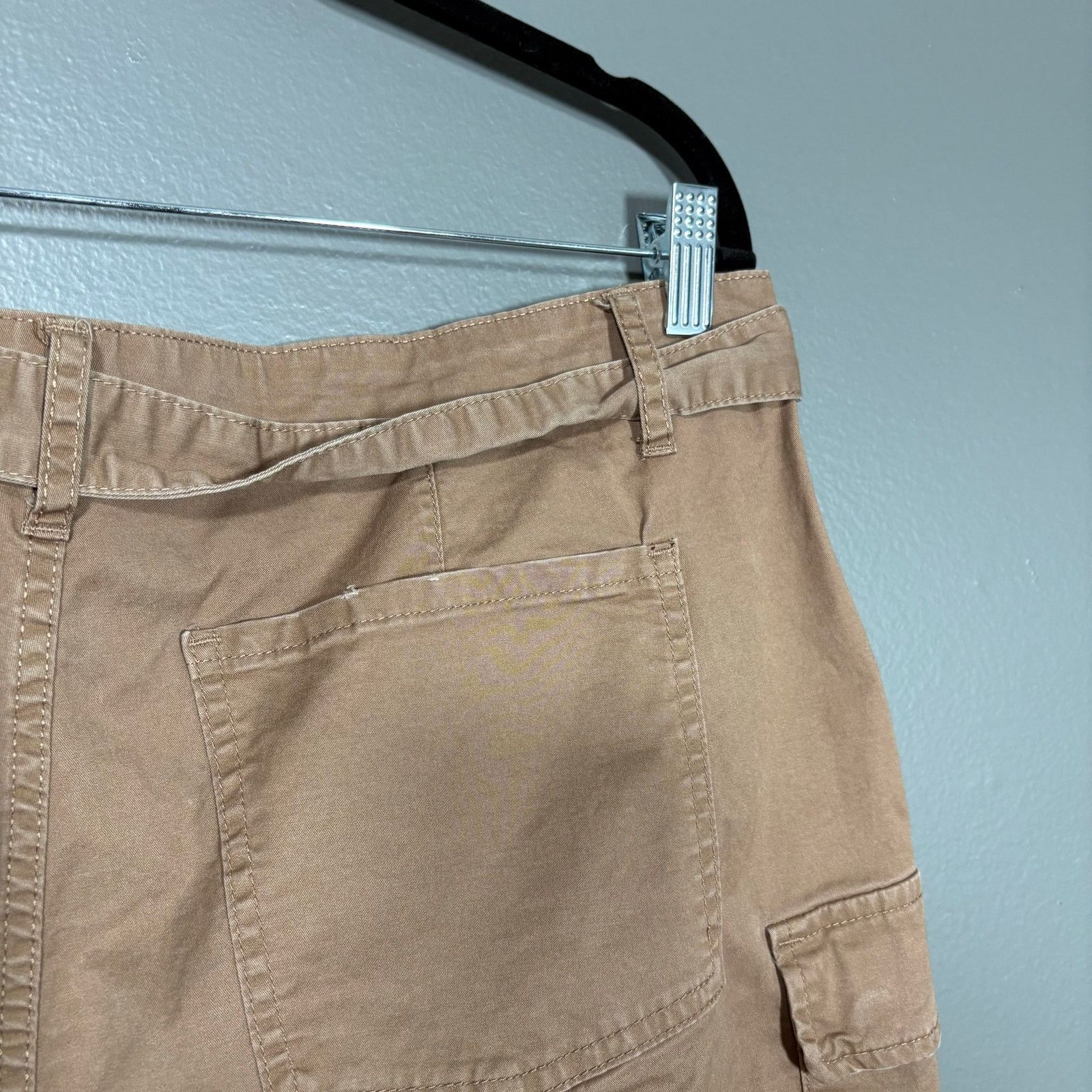 Other Time & Tru Brown Utility Gorpcore Cargo Mid Rise Shorts - 16 Size 38" / US 16 / IT 52 - 6 Thumbnail