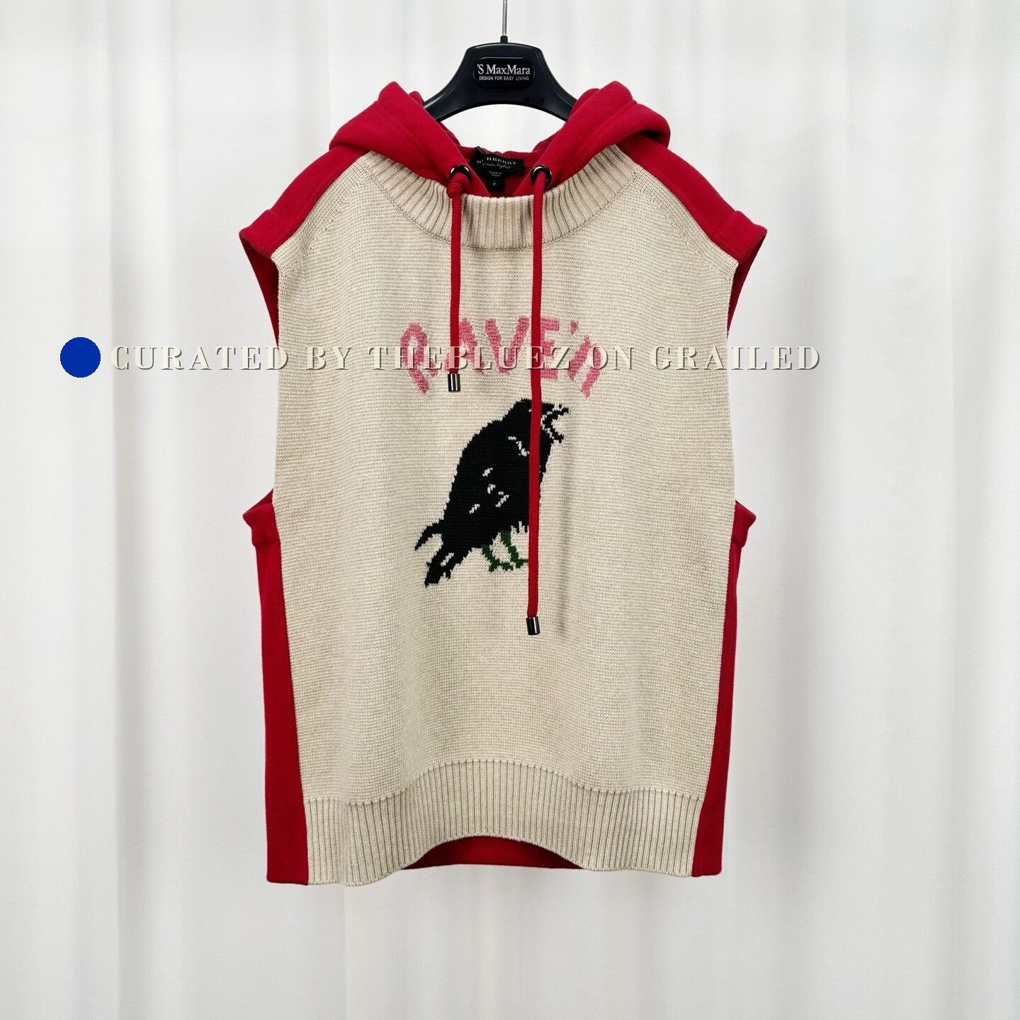 Burberry Burberry Logo Letter Knit Hooded Vest Size S / US 4 / IT 40 - 1 Thumbnail