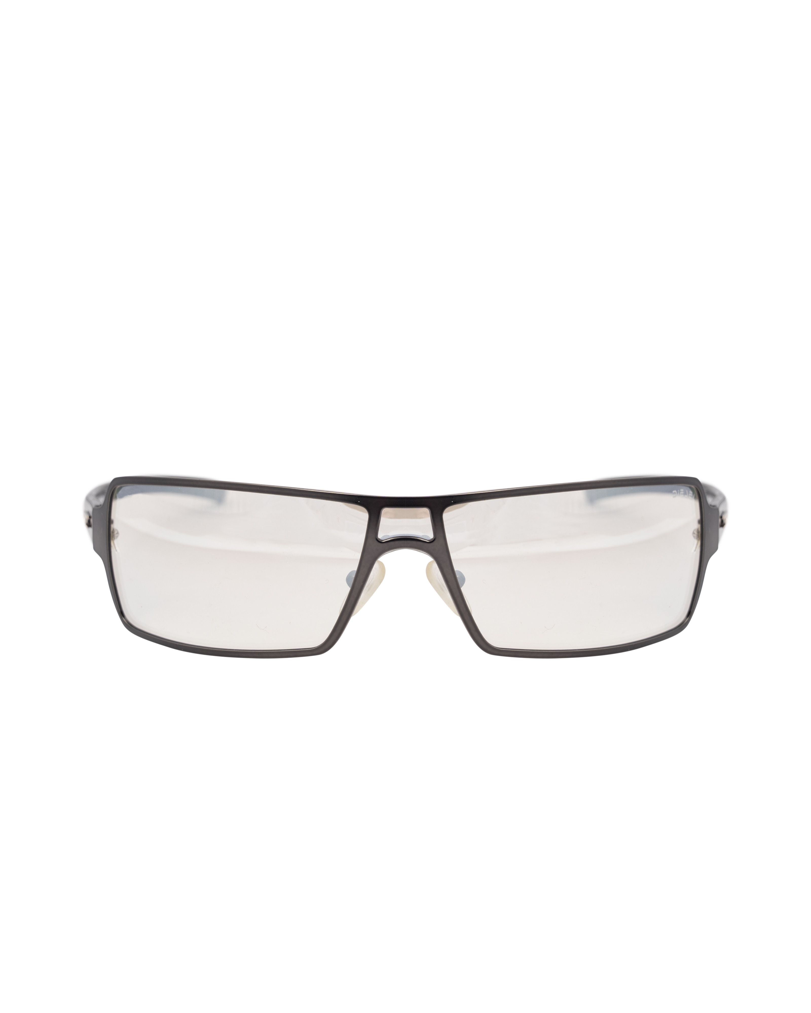 Diesel Diesel '90s White Lens Metal Rectangular Sunglasses Size ONE SIZE - 2 Thumbnail