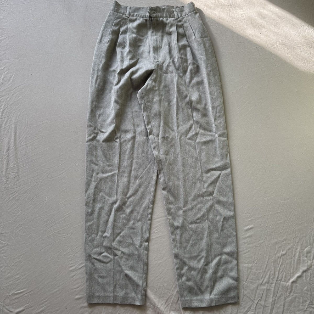 Other Vintage Casual Corner Pleated High Waisted Trousers Size 30" / US 8 / IT 44 - 1 Thumbnail