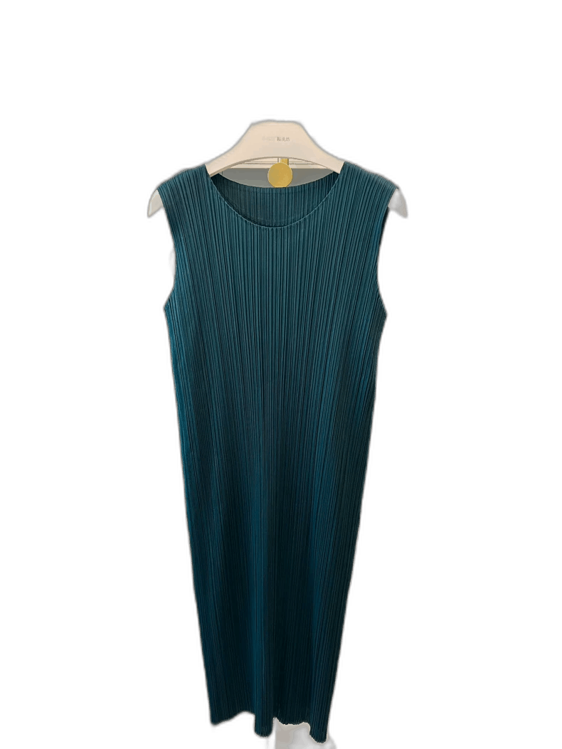 Issey Miyake Issey Miyake Green Dress Size 3-yf Size US 26 / EU 42 - 1 Thumbnail