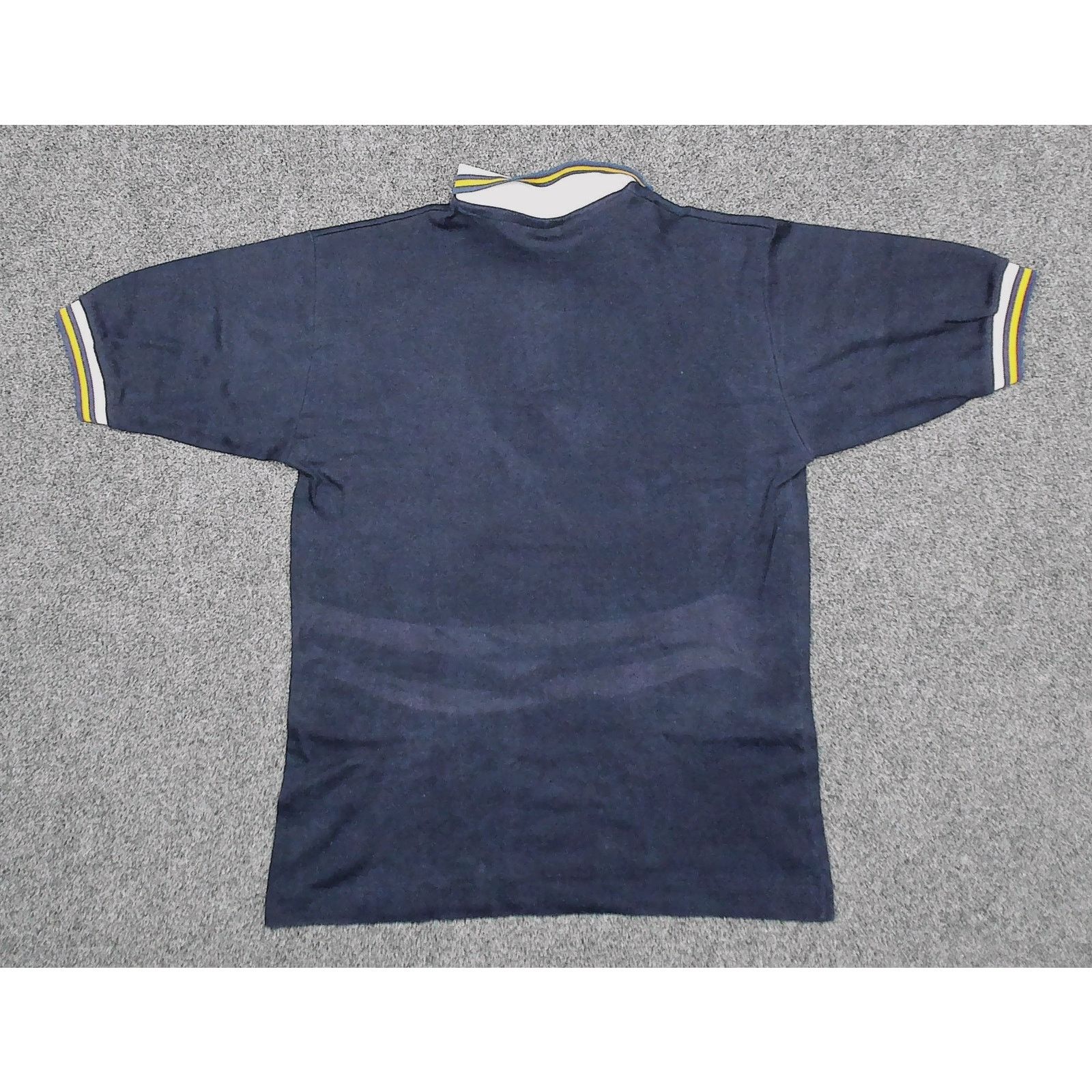 Vintage VTG RC Sportswear x Notre Dame 90s Faded Boxy Cropped Polo Size L / US 10 / IT 46 - 4 Thumbnail