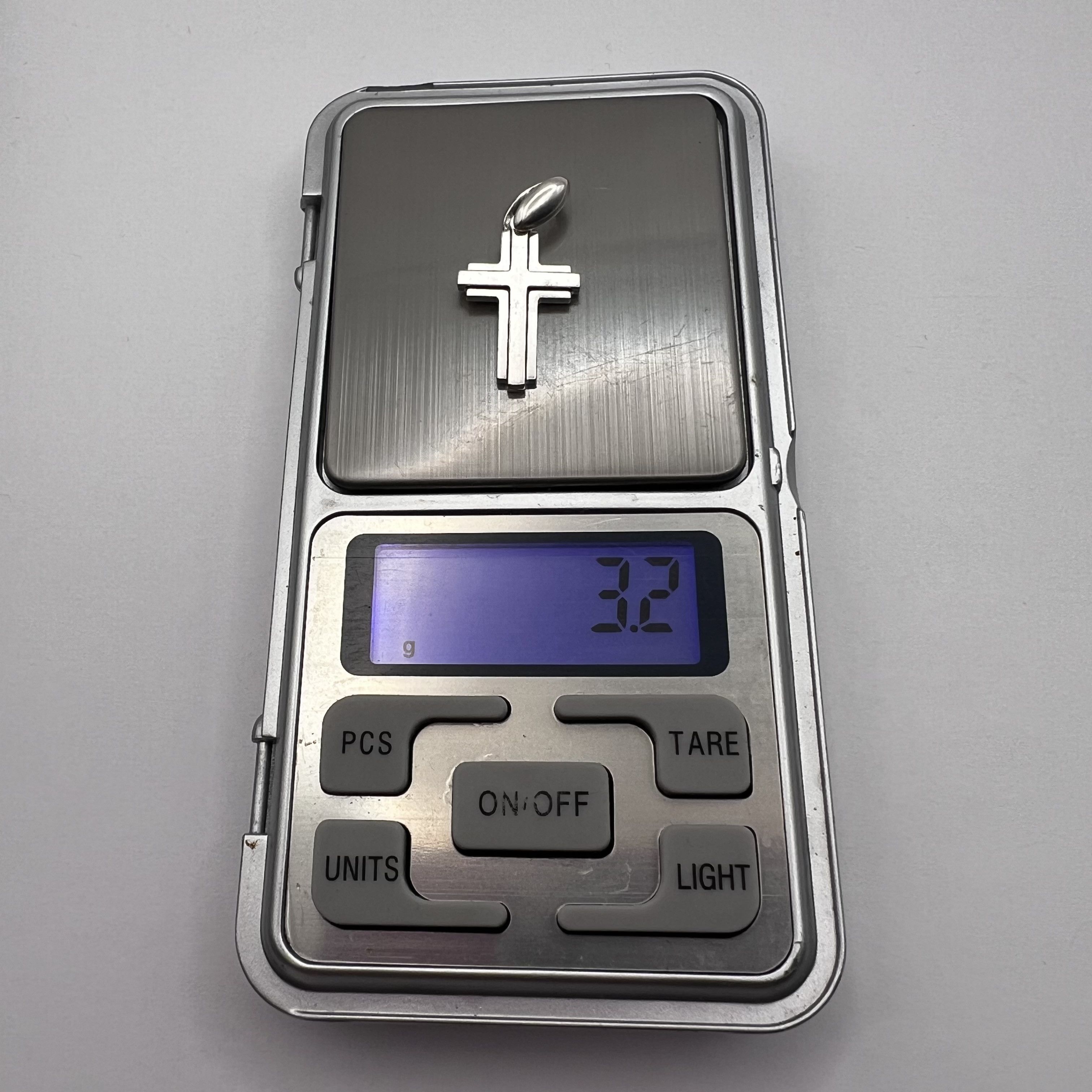 Sterling Silver Vintage Sterling Silver Crucifix Cross Pendant Jesus Christ. Size ONE SIZE - 5 Thumbnail