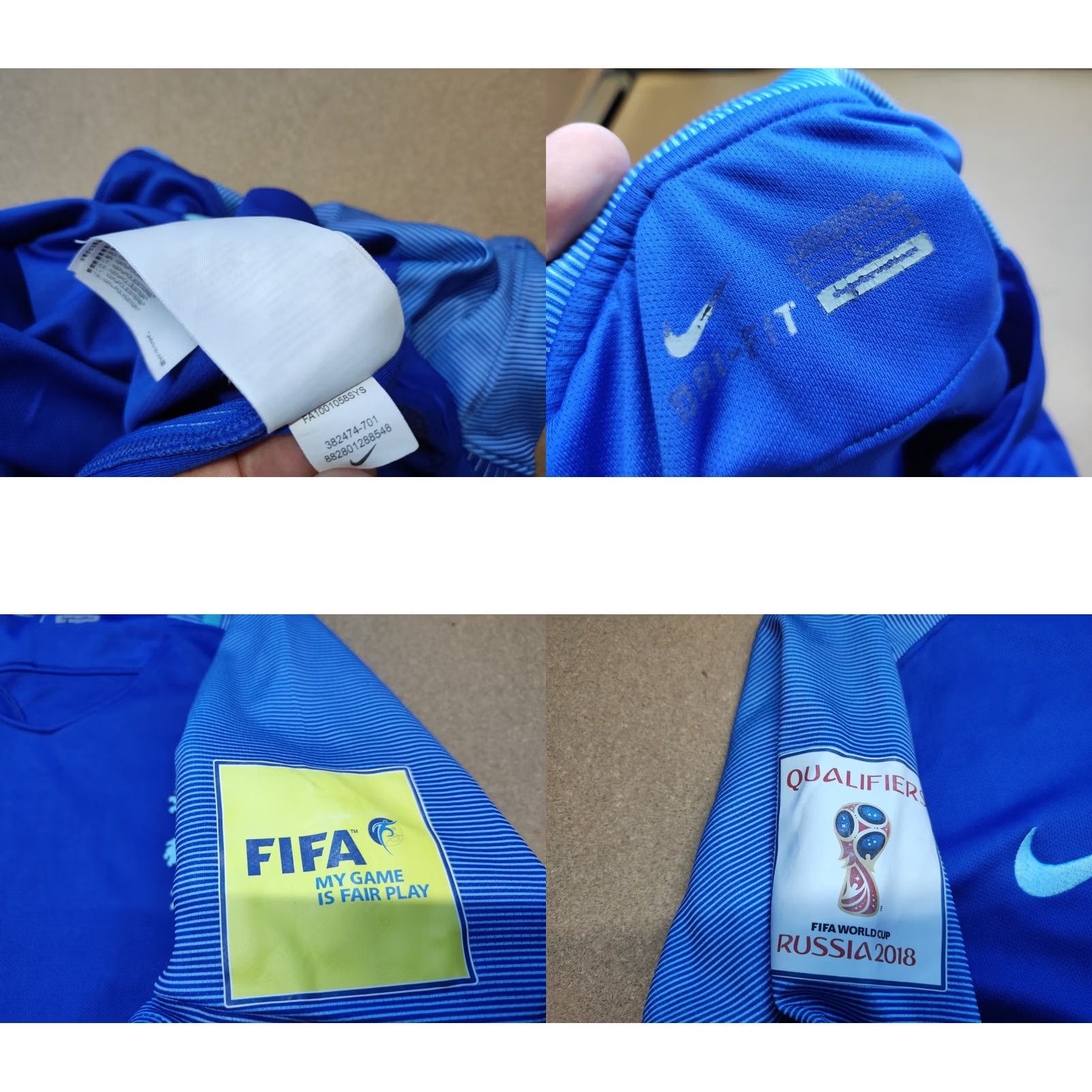 Nike Nike Netherlands 2016 2017 Jersey Size S Arjen Robben #11 Soccer Mens Small Blue Shirt Size US S / EU 44-46 / 1 - 9 Thumbnail