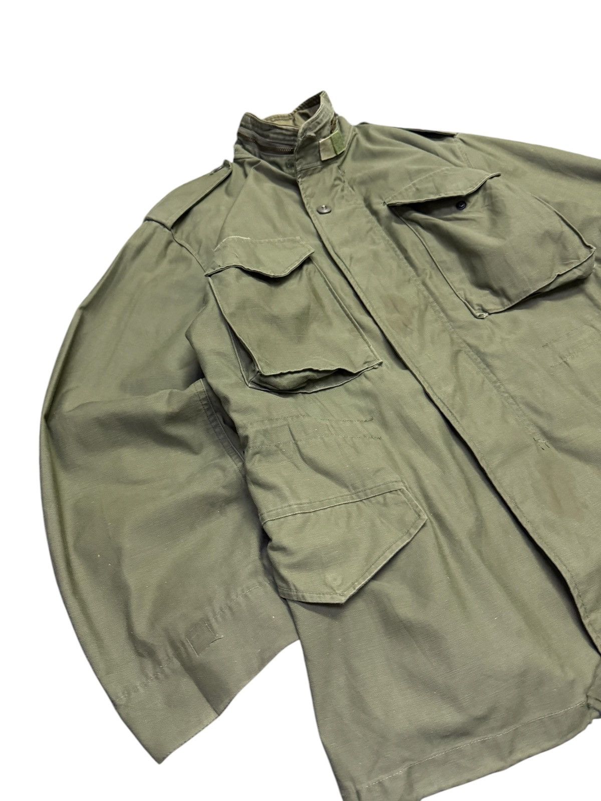 Vintage True Vintage 70s M-65 Field Jacket Olive Green Size US S / EU 44-46 / 1 - 3 Thumbnail