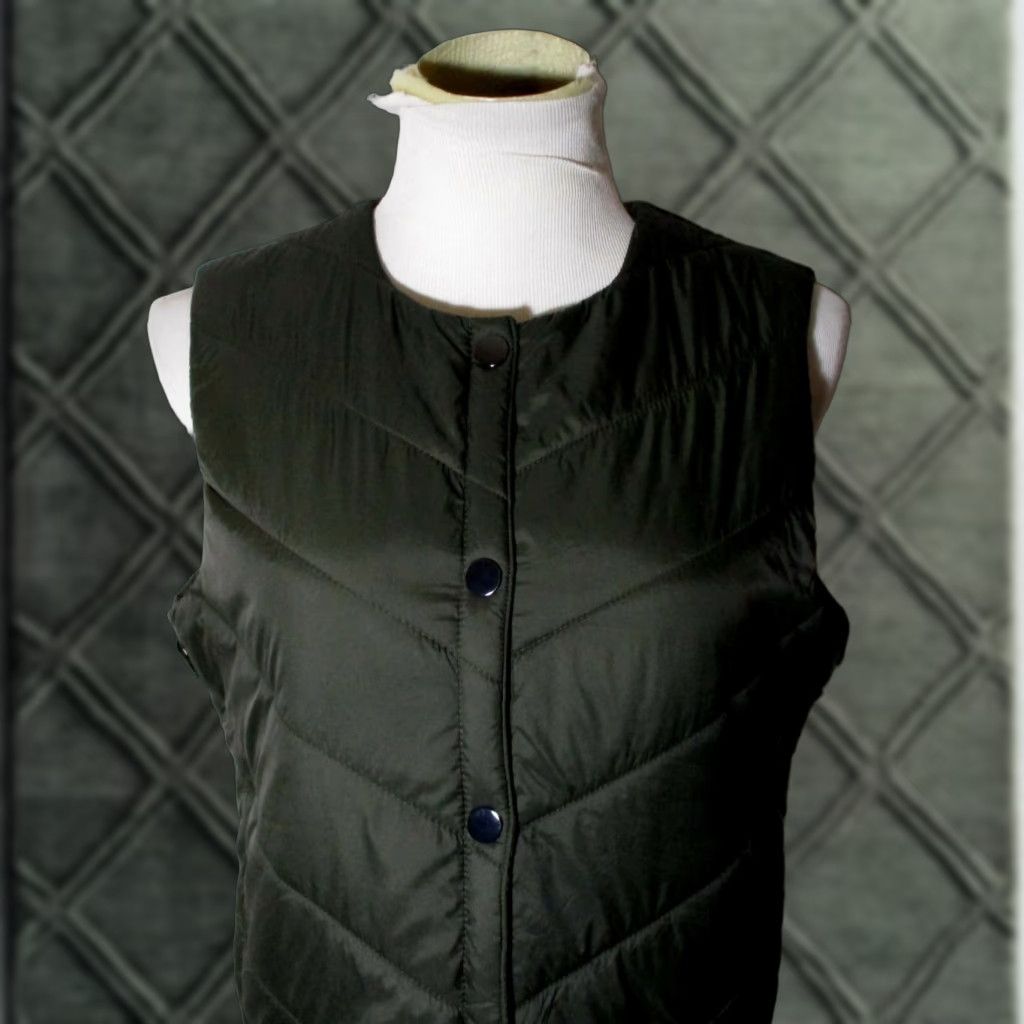Sam Edelman Sam Edelman Vest Women's Size M Brown Insulated Snap Button Size M / US 6-8 / IT 42-44 - 1 Thumbnail