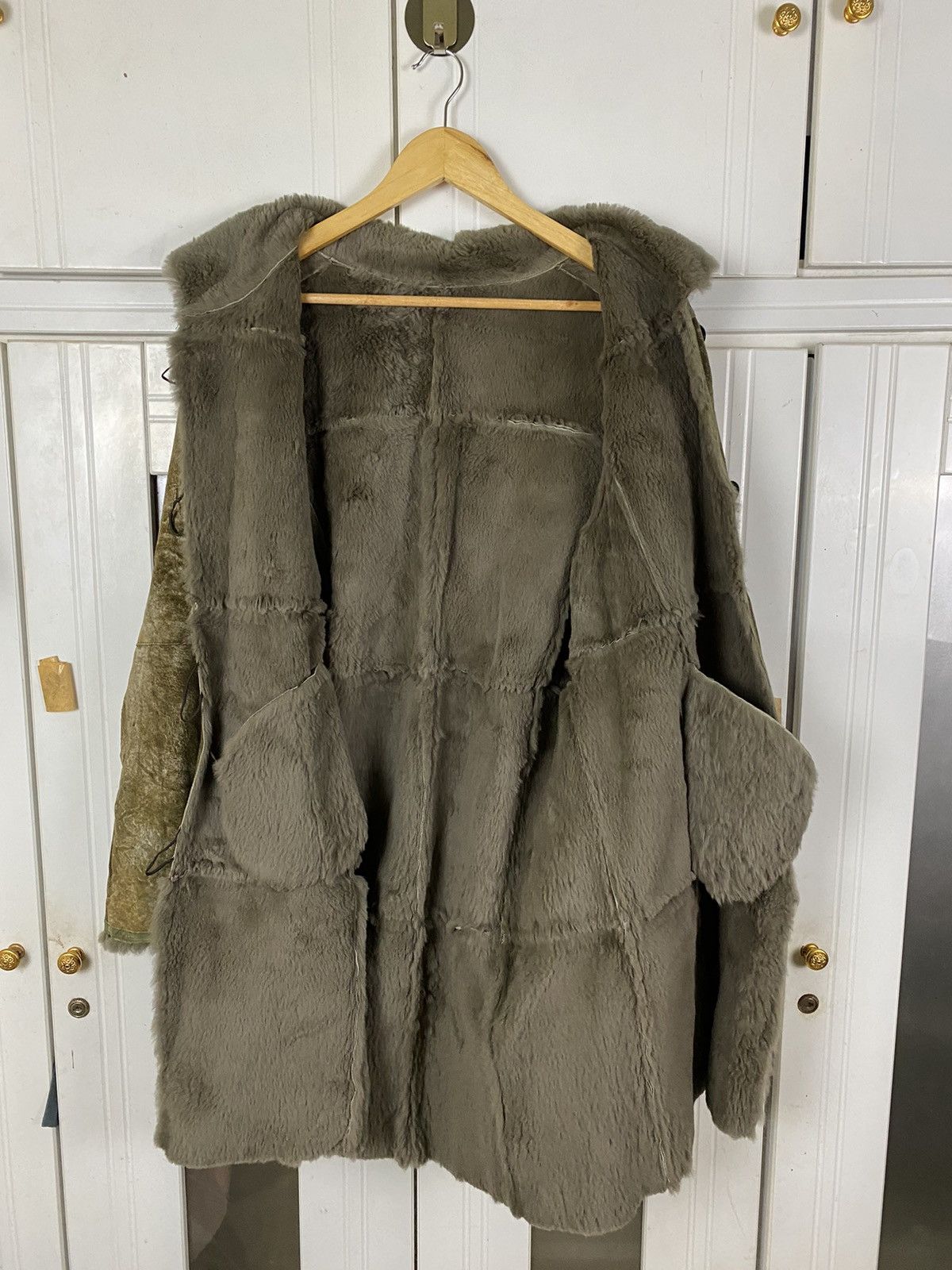 Japanese Brand ✅️Vintage Mink Fur Rabbit Long Jacket Size US L / EU 52-54 / 3 - 3 Thumbnail