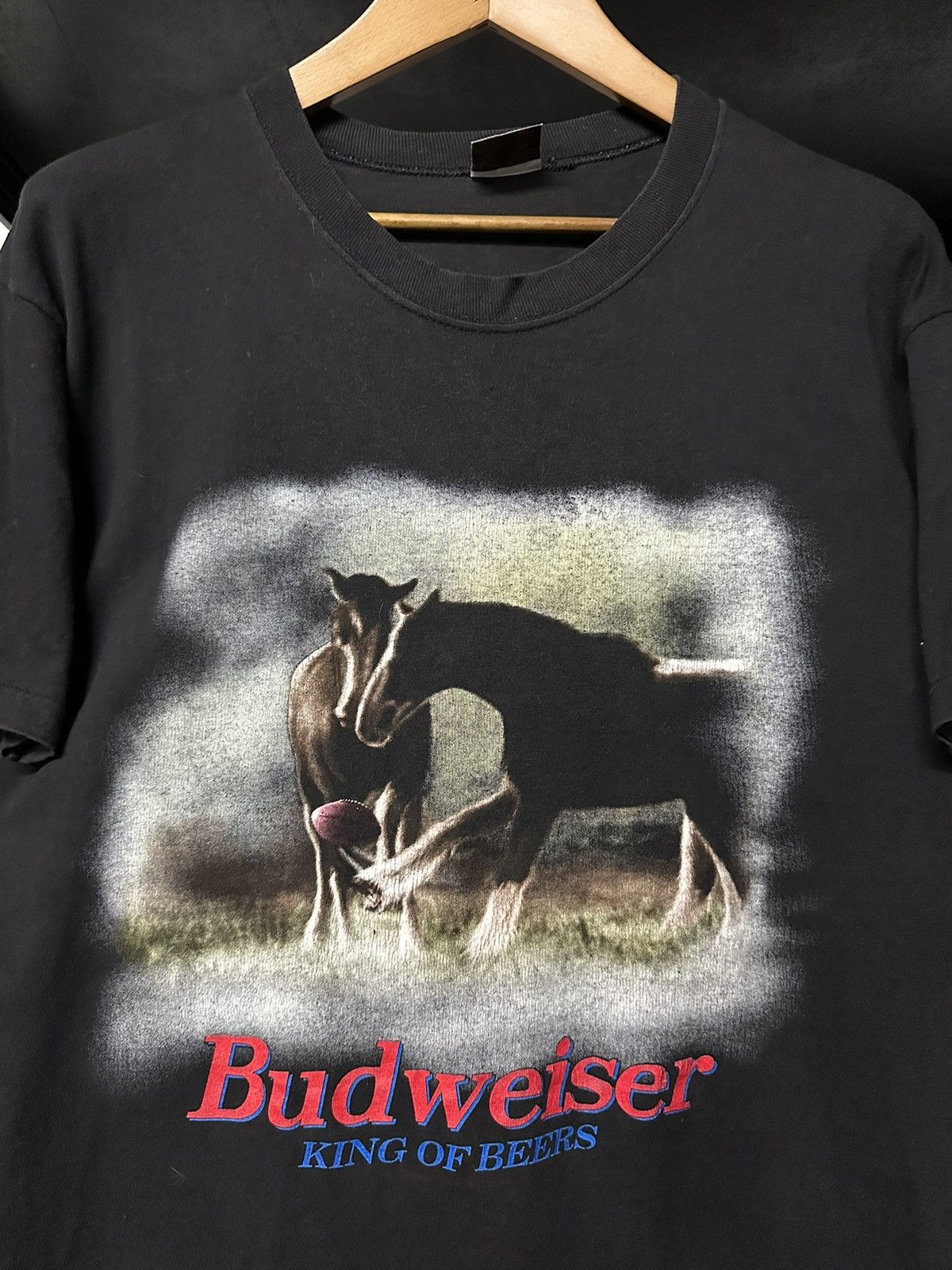 Budweiser Vintage 90s Budweiser They Always Do That Faded Tee Size US L / EU 52-54 / 3 - 4 Thumbnail