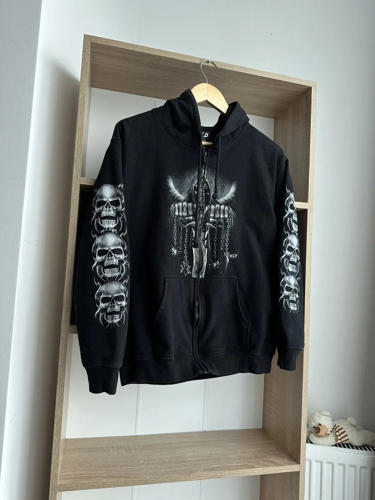 Christian Audigier × Ed Hardy × Vintage Vintage Ed Hardy Christian Audigier Style Hoodie Size US M / EU 48-50 / 2 - 11 Thumbnail