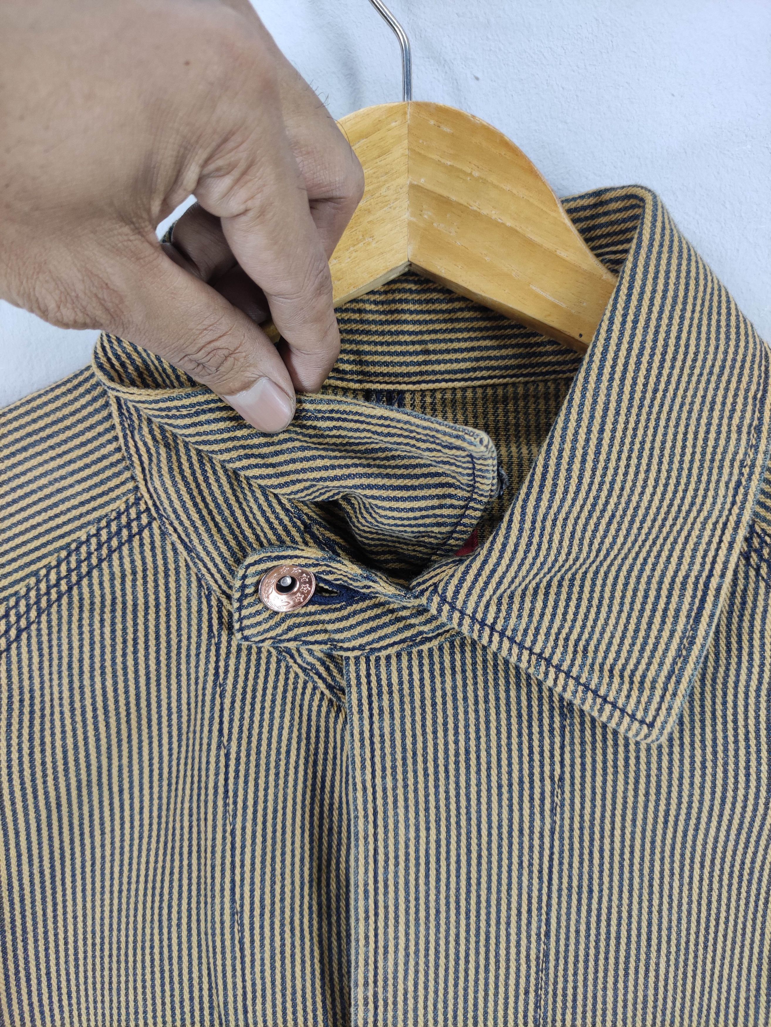 Dickies Vintage Dickies Chore Jacket Work Wear Striped Size US L / EU 52-54 / 3 - 3 Thumbnail