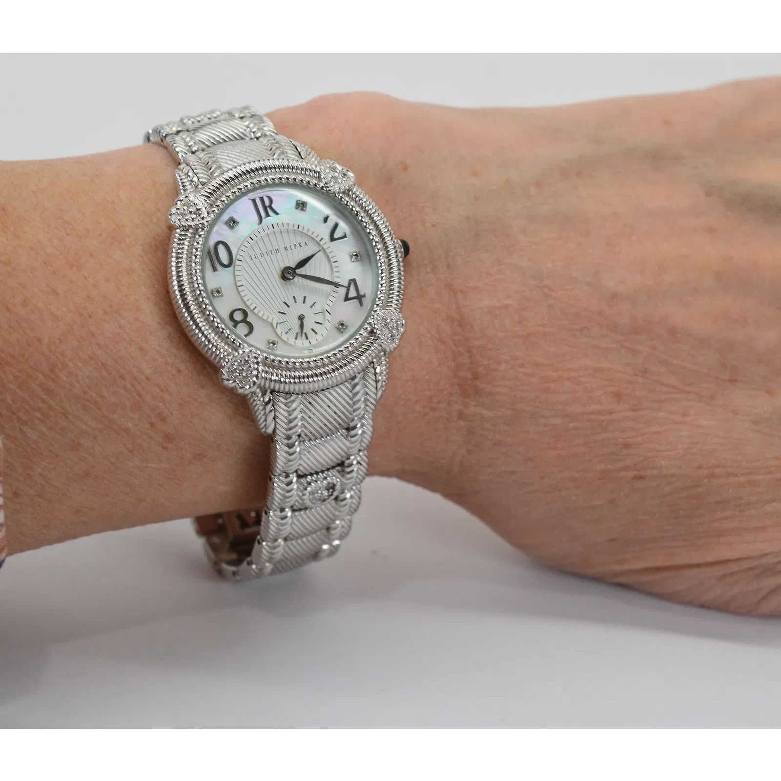 Judith Ripka Sterling Silver and Stainless Steel Swiss display picture 1
